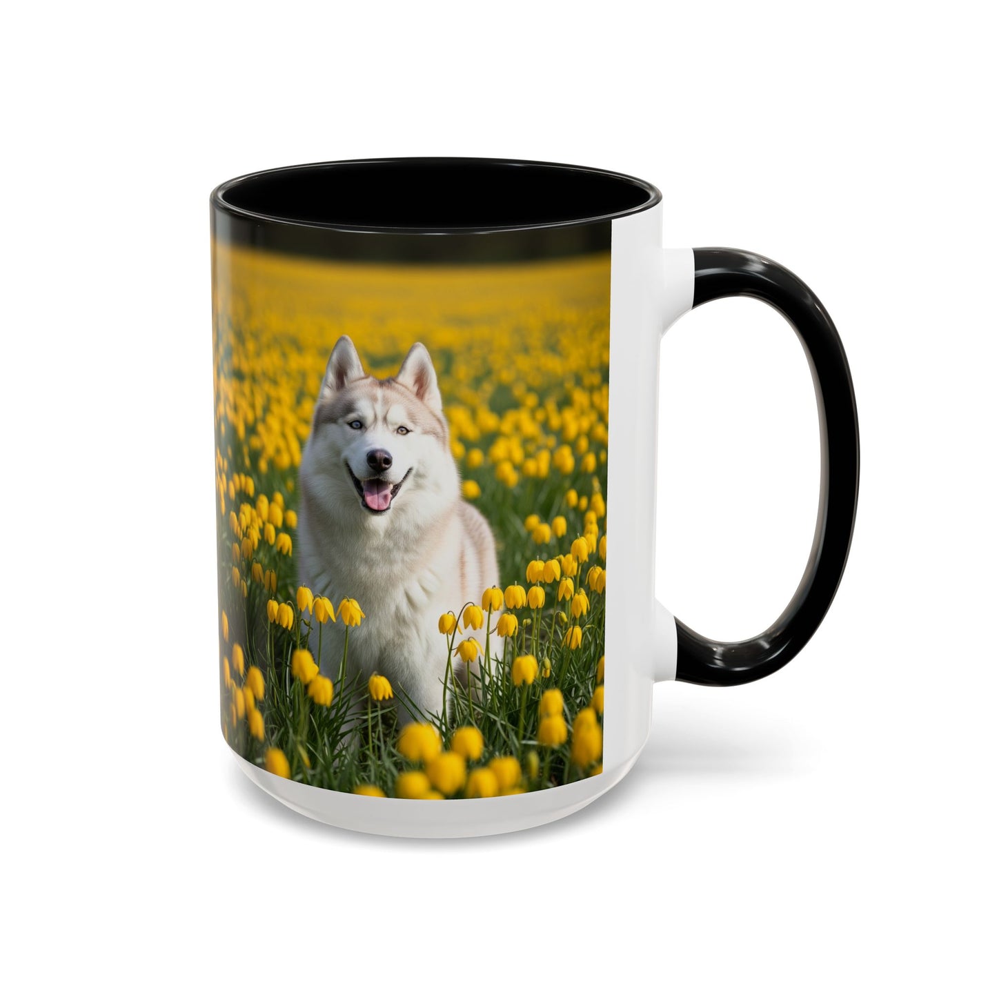 Mug à café avec motif Husky de Sibérie - Le cadeau idéal pour les amoureux des chiens
