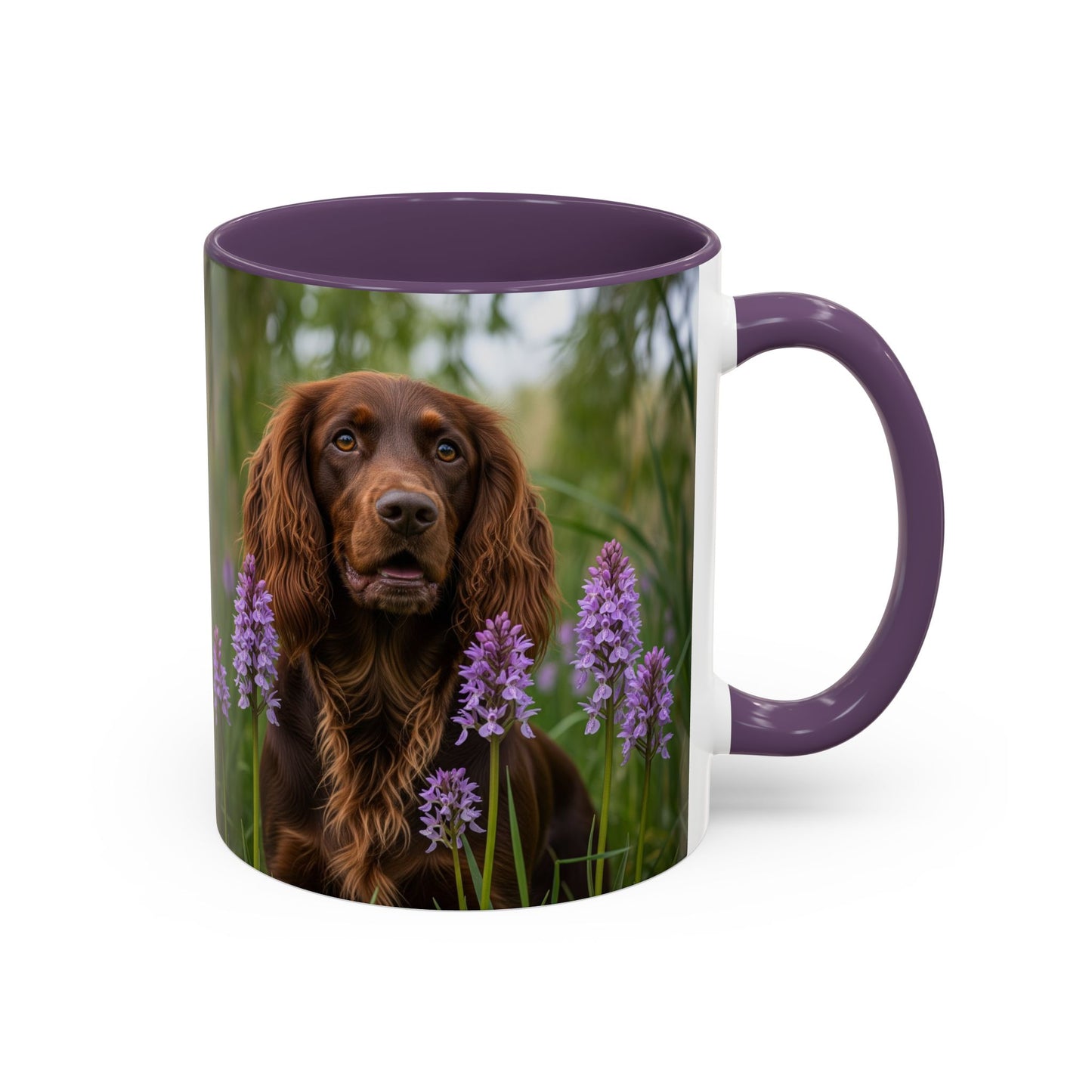 Mug à café à motif épagneul Pont-Audemer - Cadeau idéal pour les amoureux des chiens
