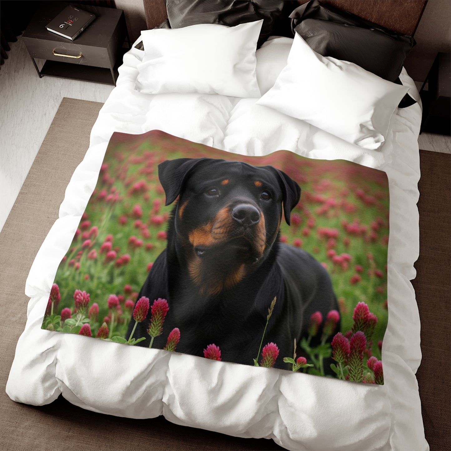 Sweat-shirt et couverture Rottweiler