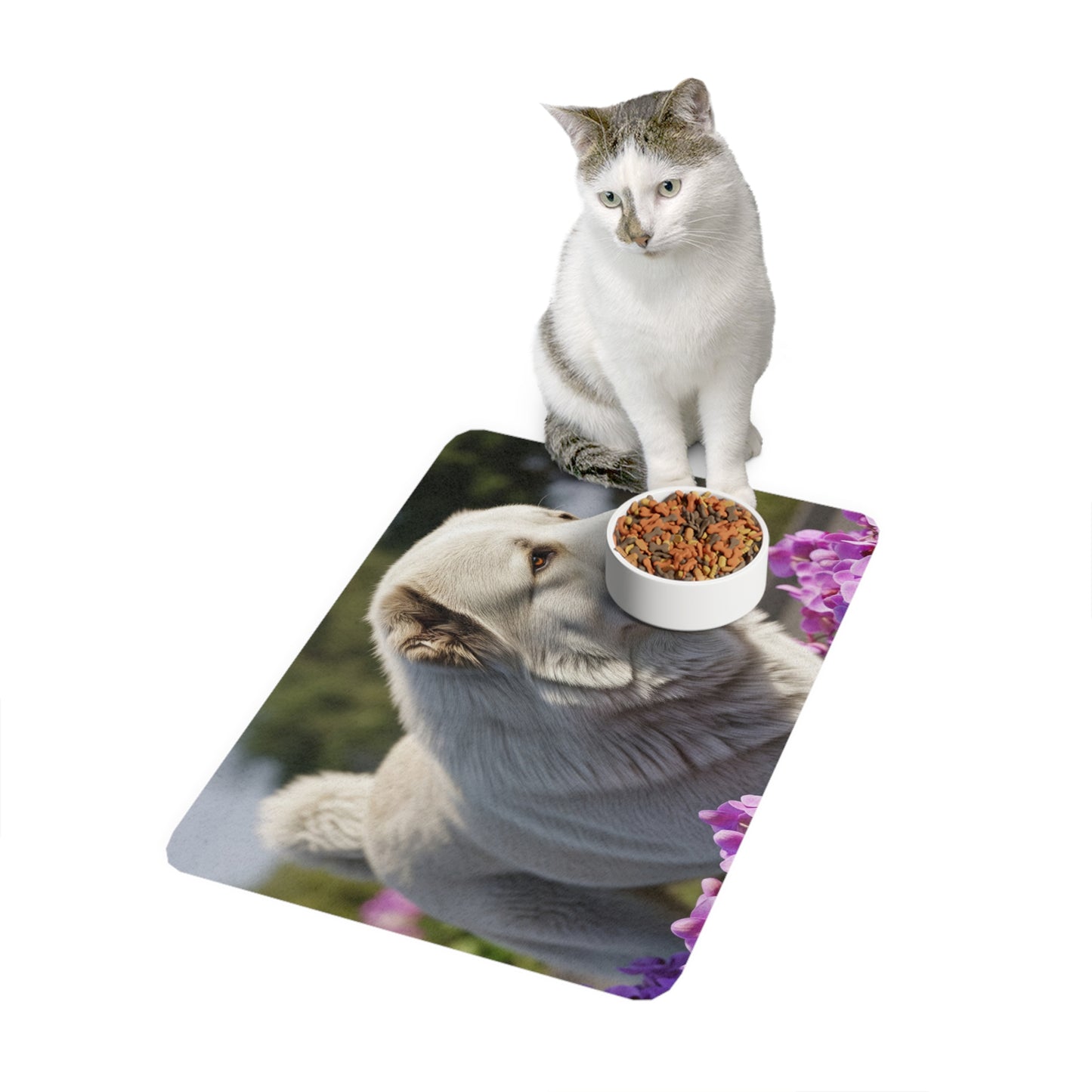 Pet Food Mat (12x18) - Caucasian Shepherd Dog