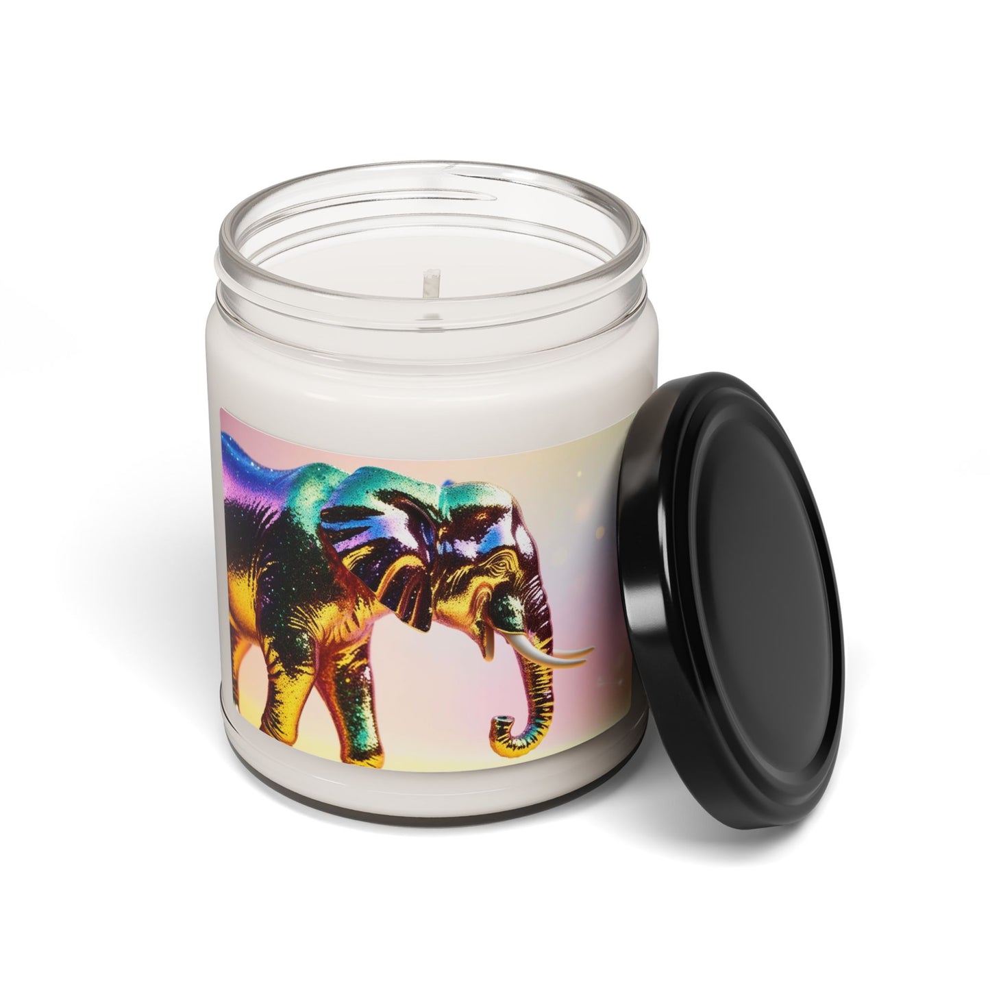 Rainbow Elephant- Scented Soy Candle, 9oz