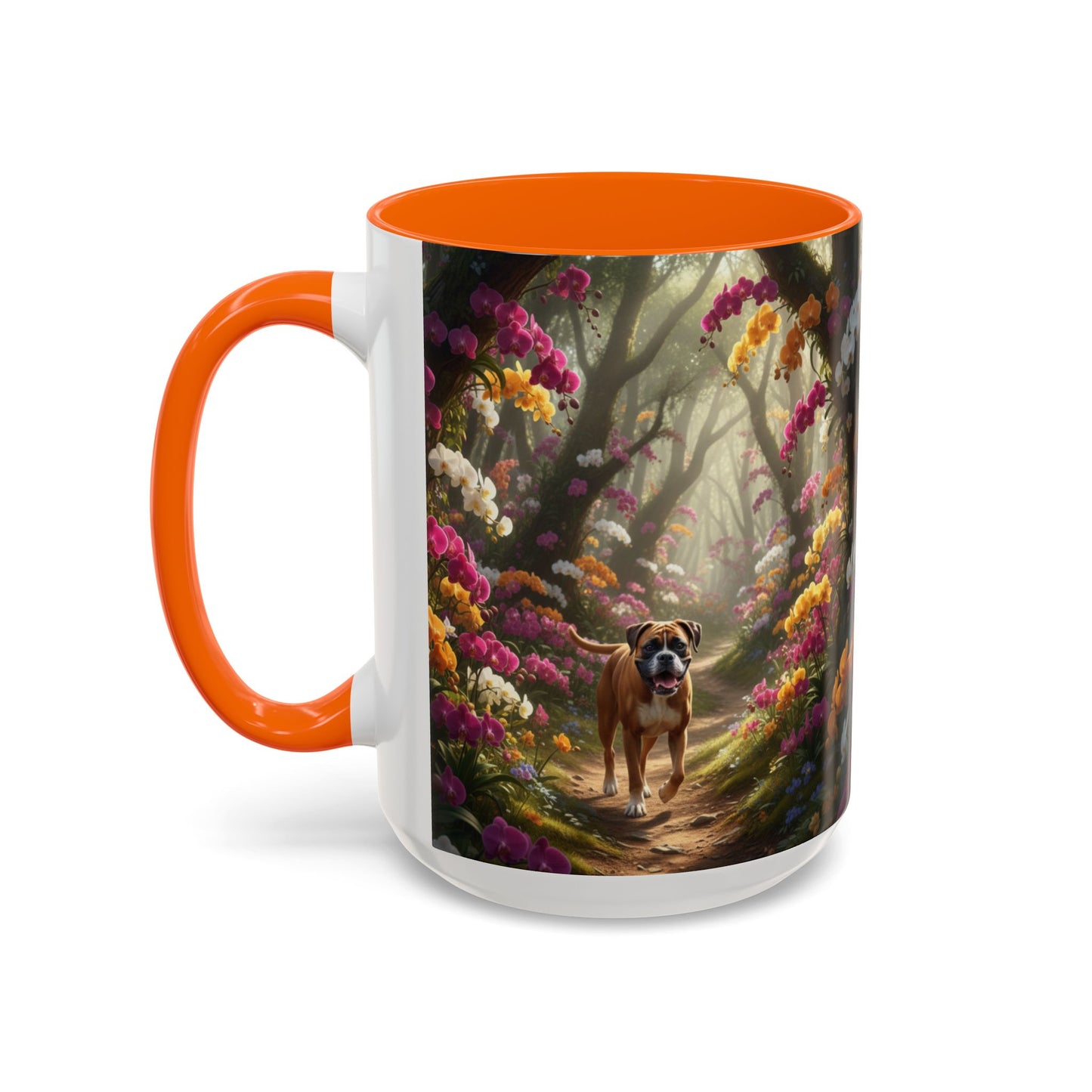 Boxer Accent Mug – Ceramic Coffee Cup