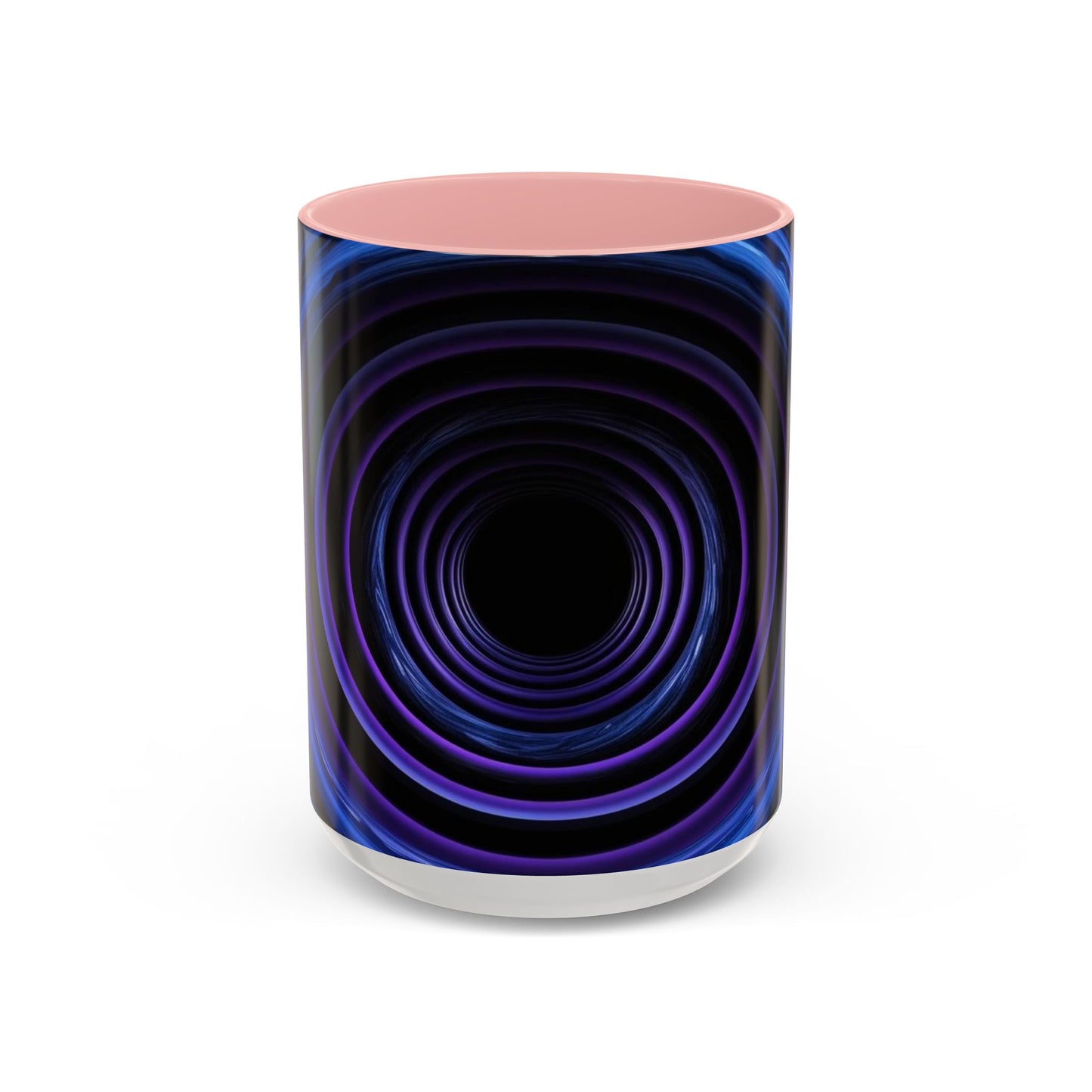 Optical Illusion Accent Mug – Ceramic Coffee Cup
