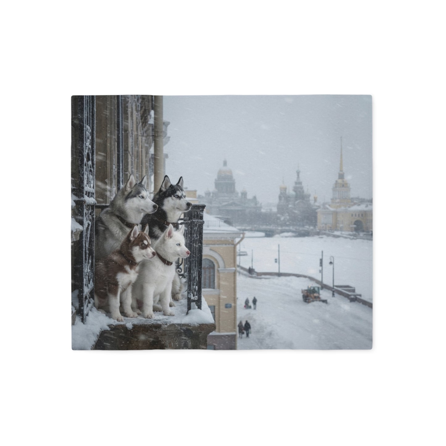 Siberian Husky Blanket