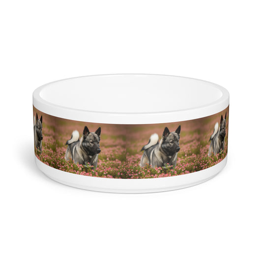 Norwegian Elkhound Pet Bowl
