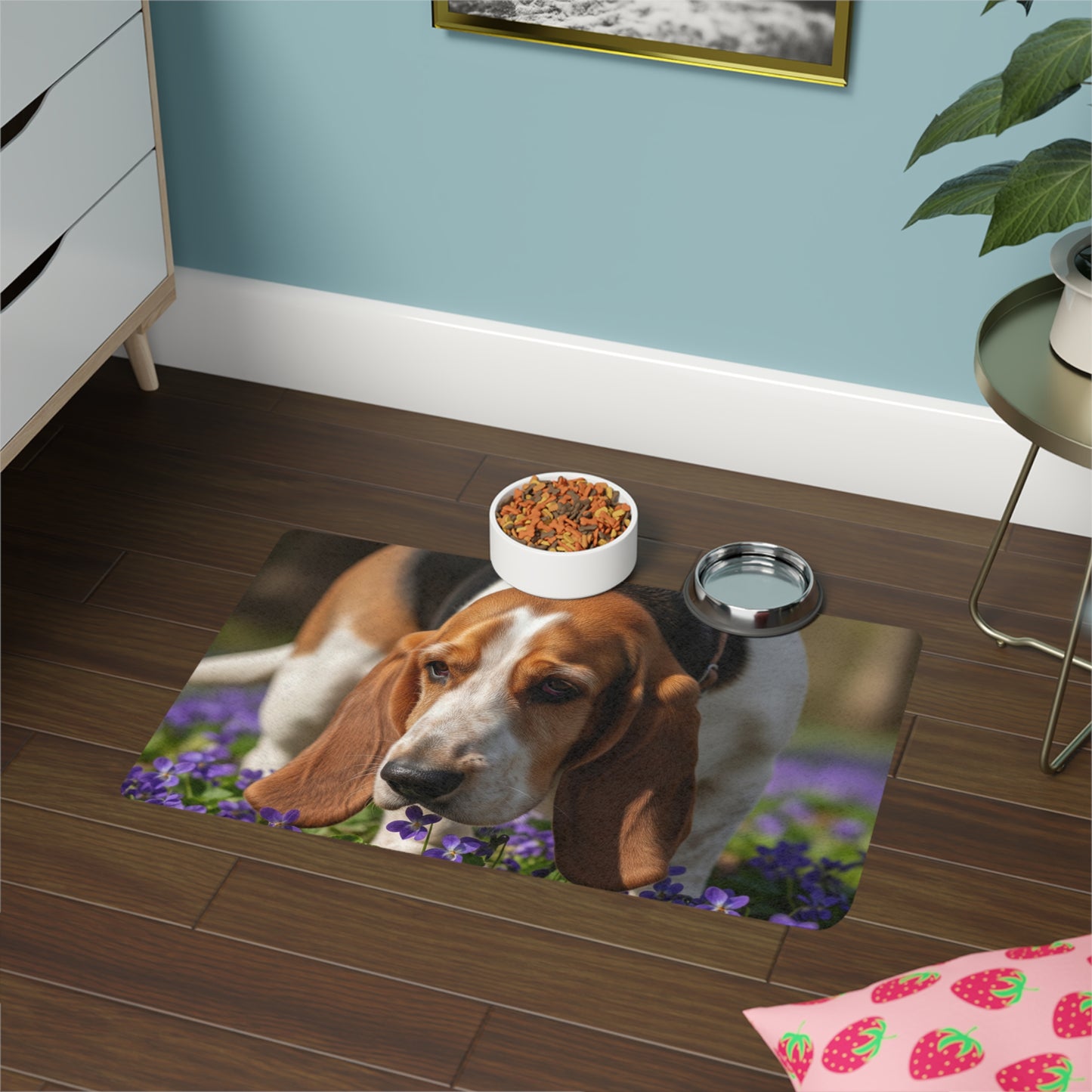 Pet Food Mat (12x18) - Grand Basset Griffon Vendeen