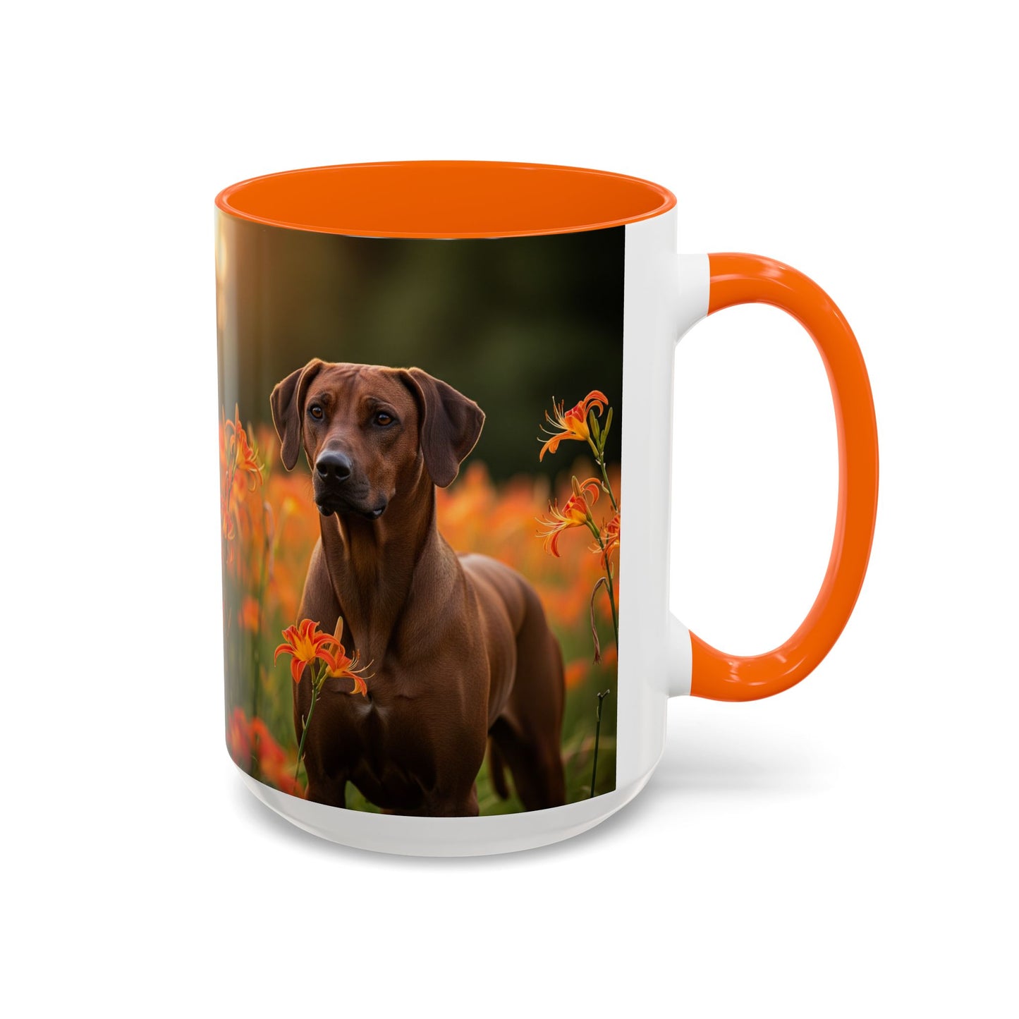 Taza de café con diseño de Rhodesian Ridgeback: el regalo perfecto para los amantes de los perros.