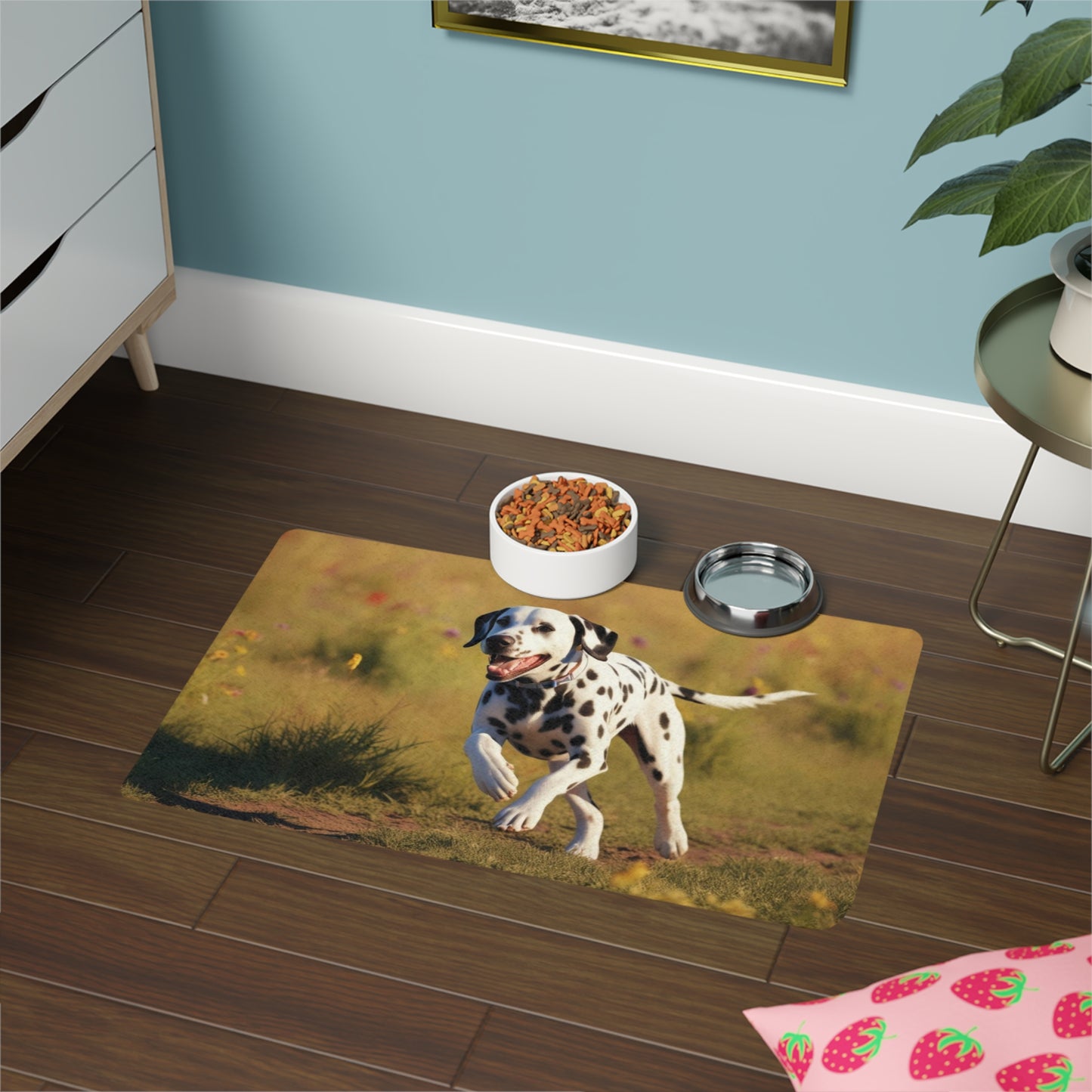 Pet Food Mat (12x18) - Dalmatian