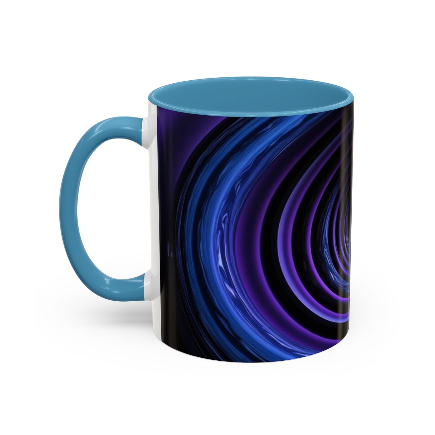 Optical Illusion Accent Mug – Ceramic Coffee Cup