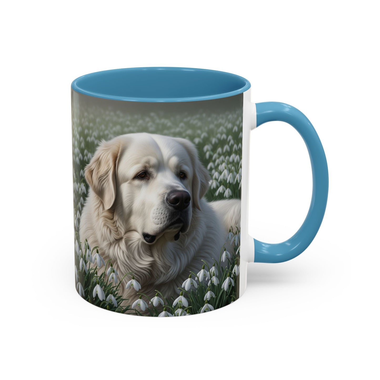 Mug à café avec motif de mastiff des Pyrénées - Cadeau idéal pour les amoureux des chiens
