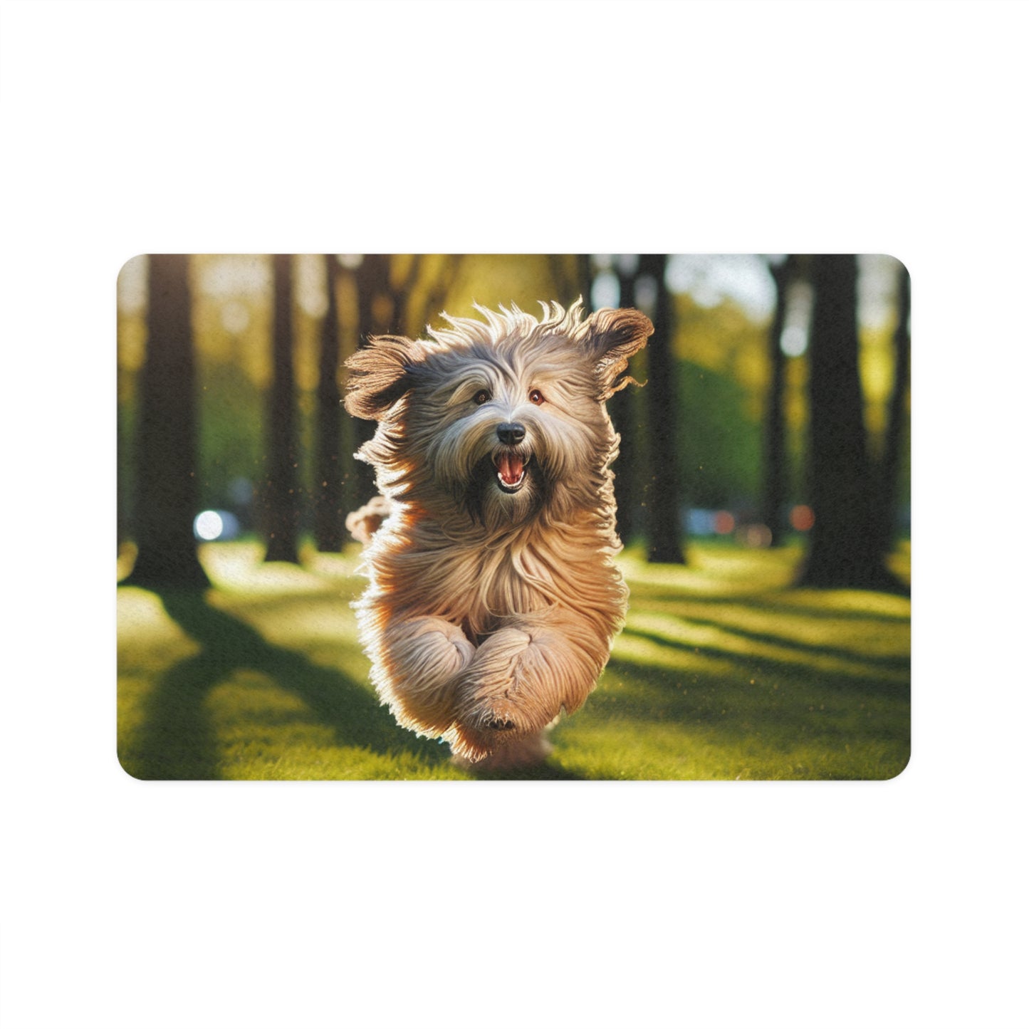 Pet Food Mat (12x18) - Polish Lowland Sheepdog