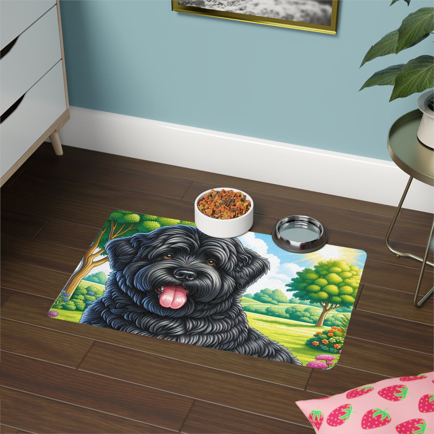 Pet Food Mat (12x18) - Bouvier des Flandres