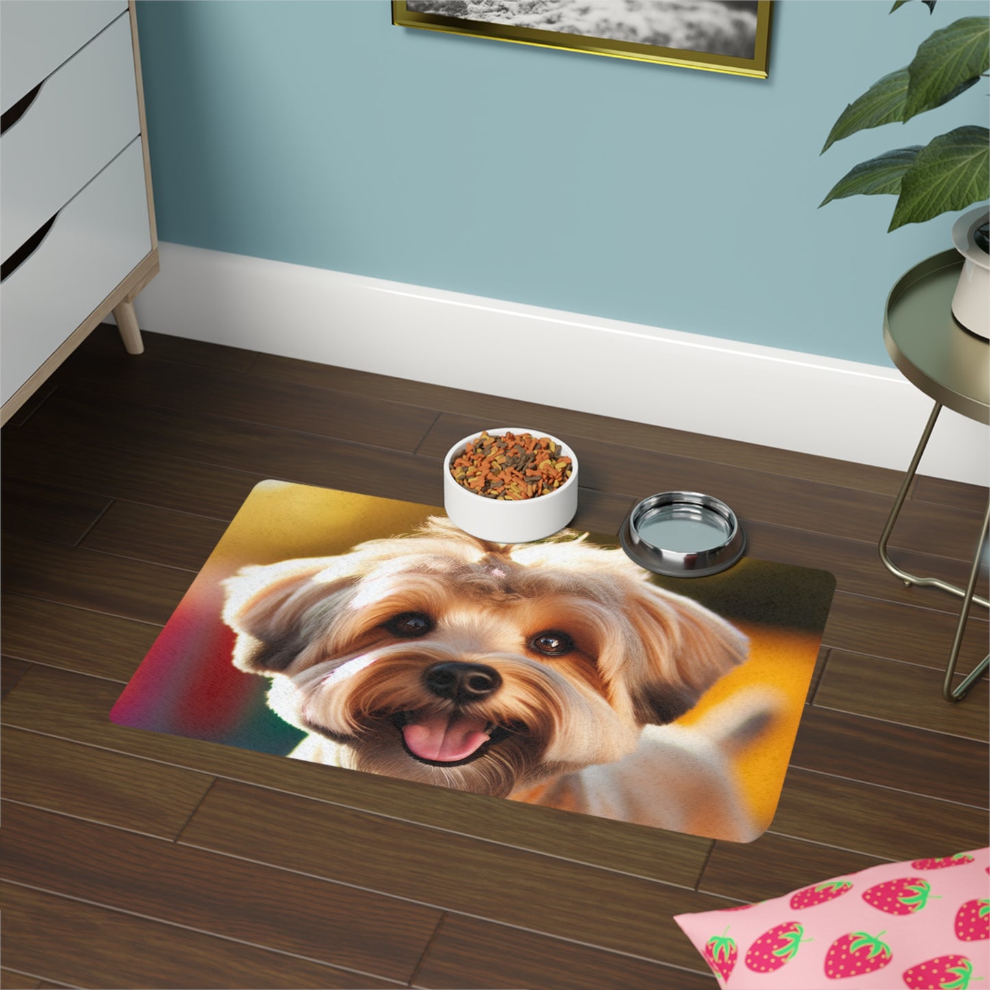 Pet Food Mat (12x18) - Dandie Dinmont Terrier