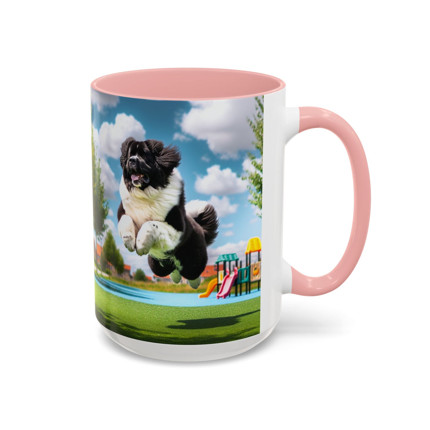 Taza de café con acento Landseer: el regalo perfecto para los amantes de los perros