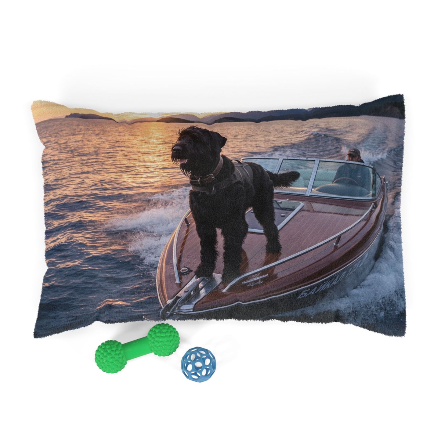 Black Russian Terrier Pet Bed