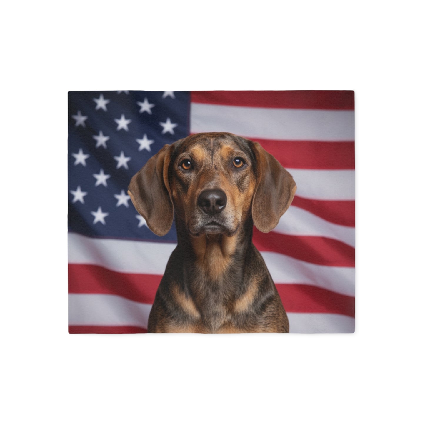 American Leopard Hound Patriotic Blanket