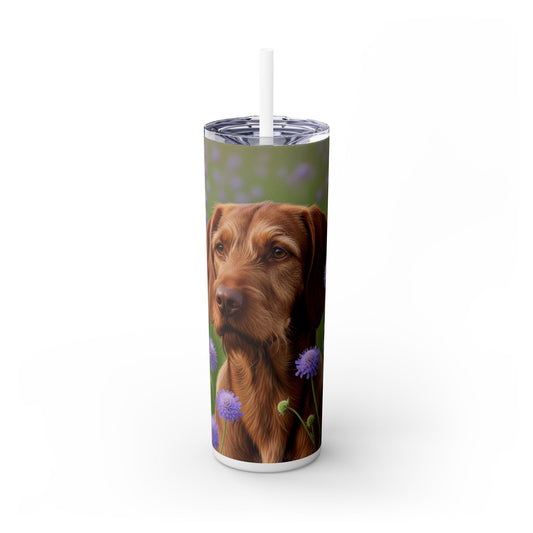 Hungarian Wirehaired Vizsla Tumbler with Straw, 20oz