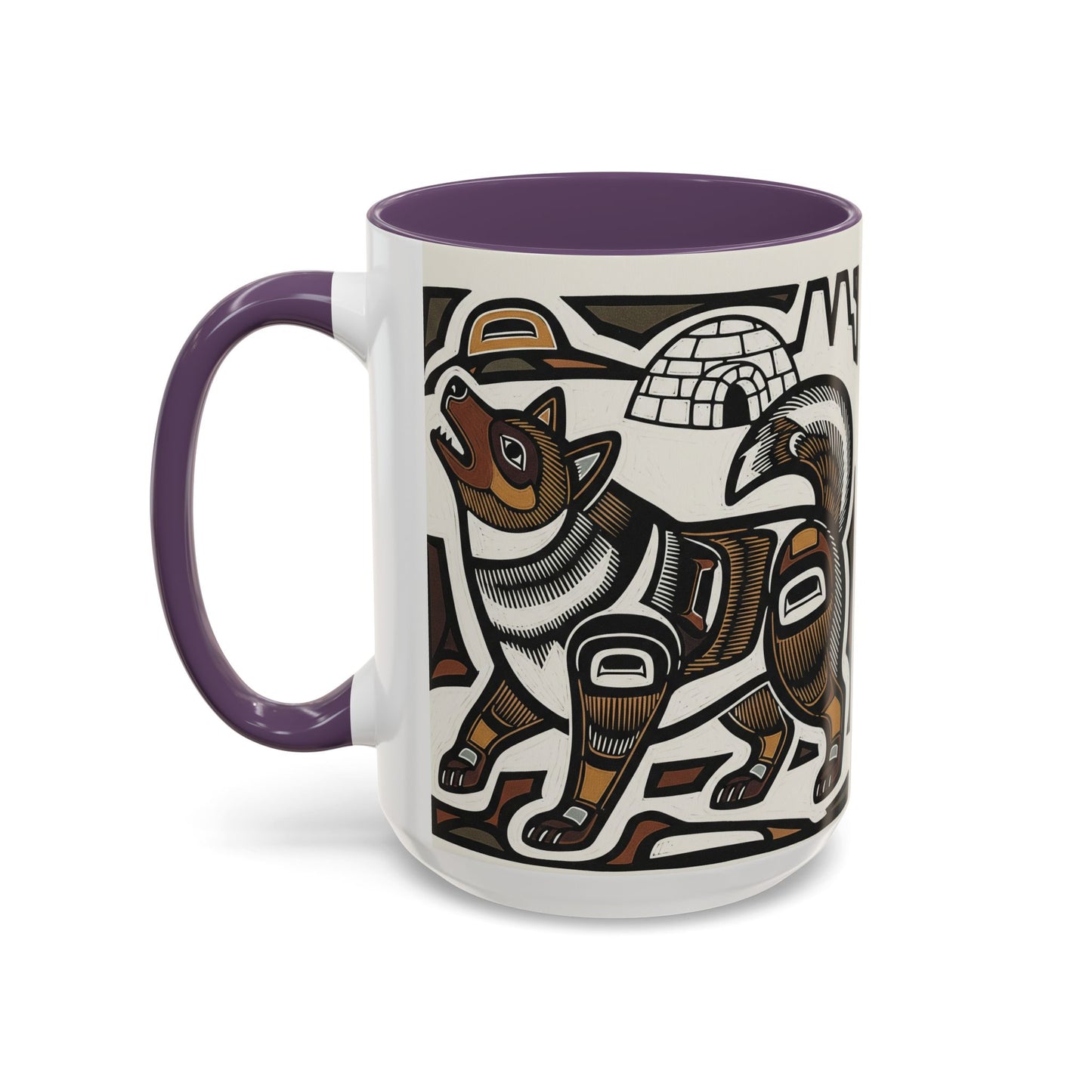 Canadian Eskimo Dog Accent Coffee Mug - Perfect Gift for Dog Lovers