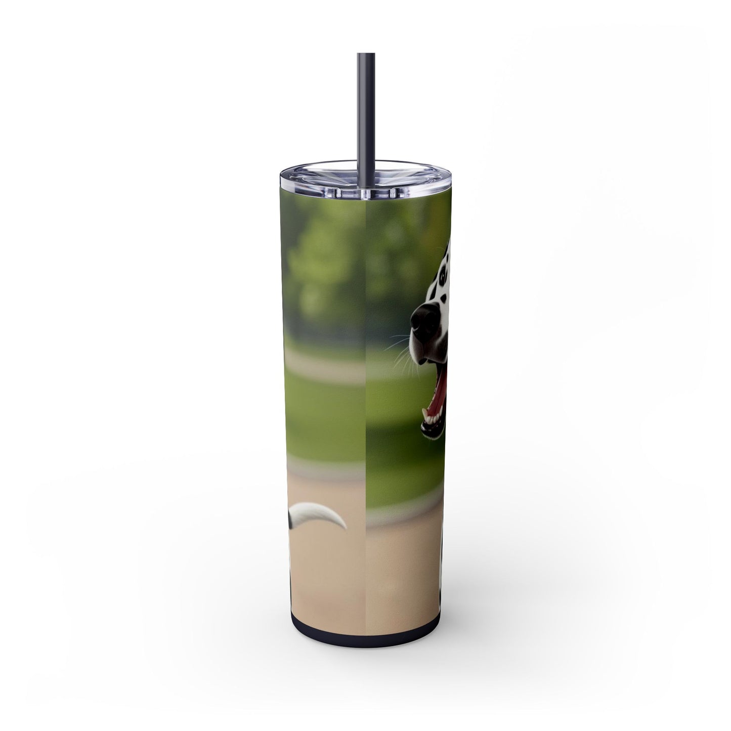 Skinny Tumbler with Straw – 20 oz Stainless Steel Cup
