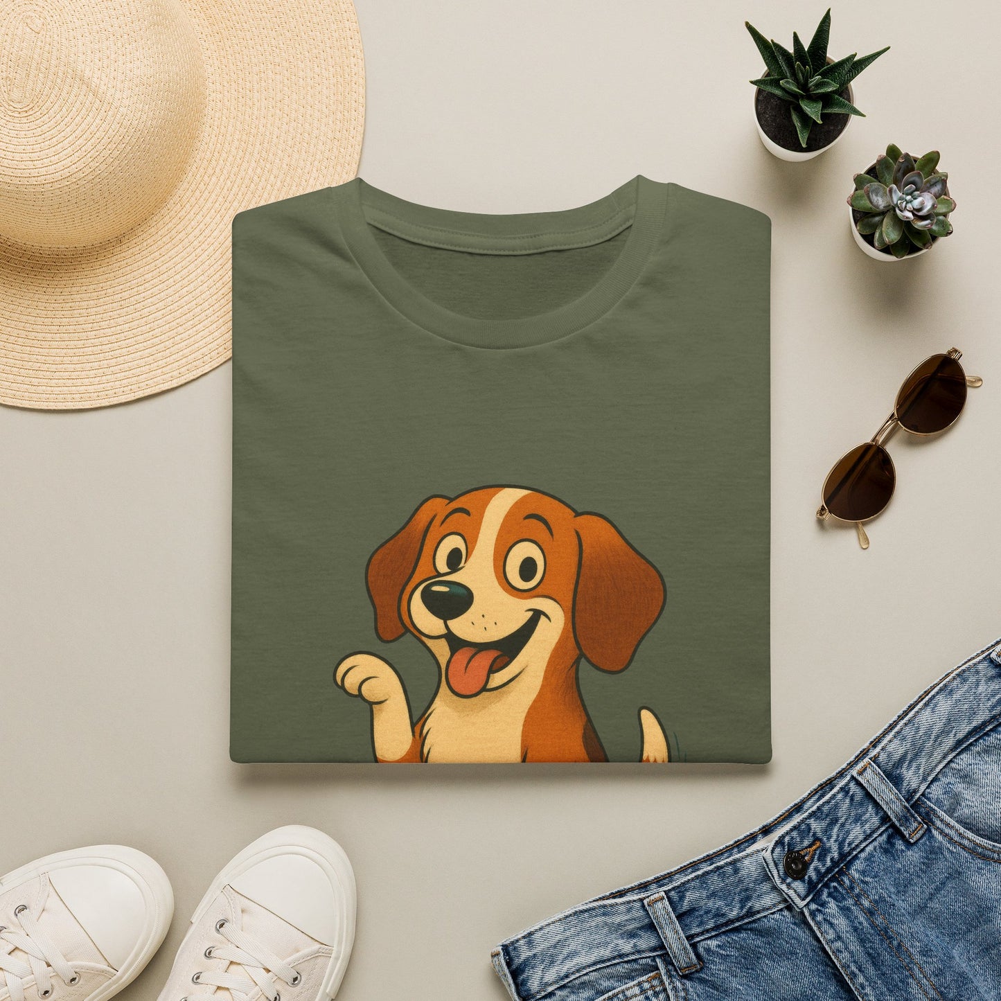 "Are You a Backyard? Because I Really Dig You" Cute Puppy Tee Shirt