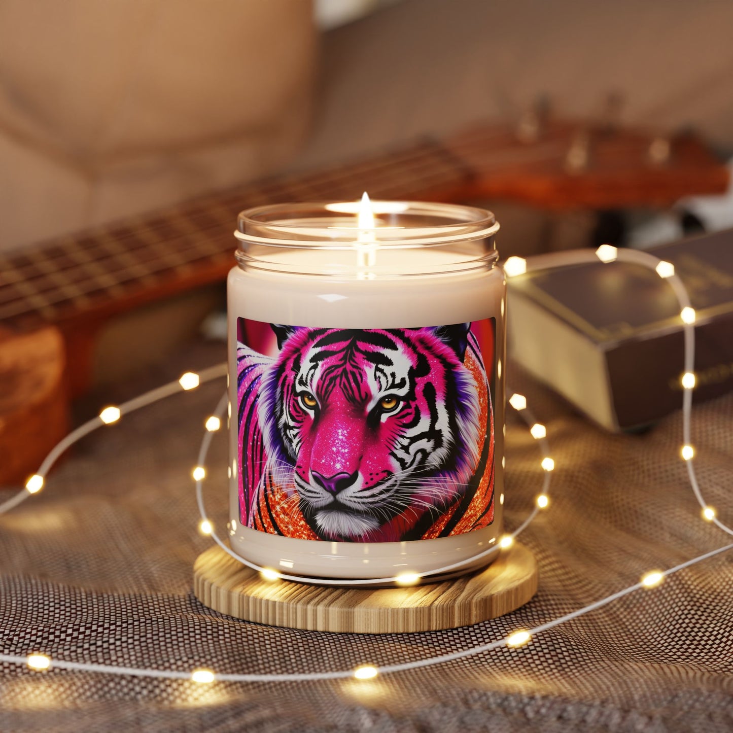 Psychedelic Tiger- Scented Soy Candle, 9oz