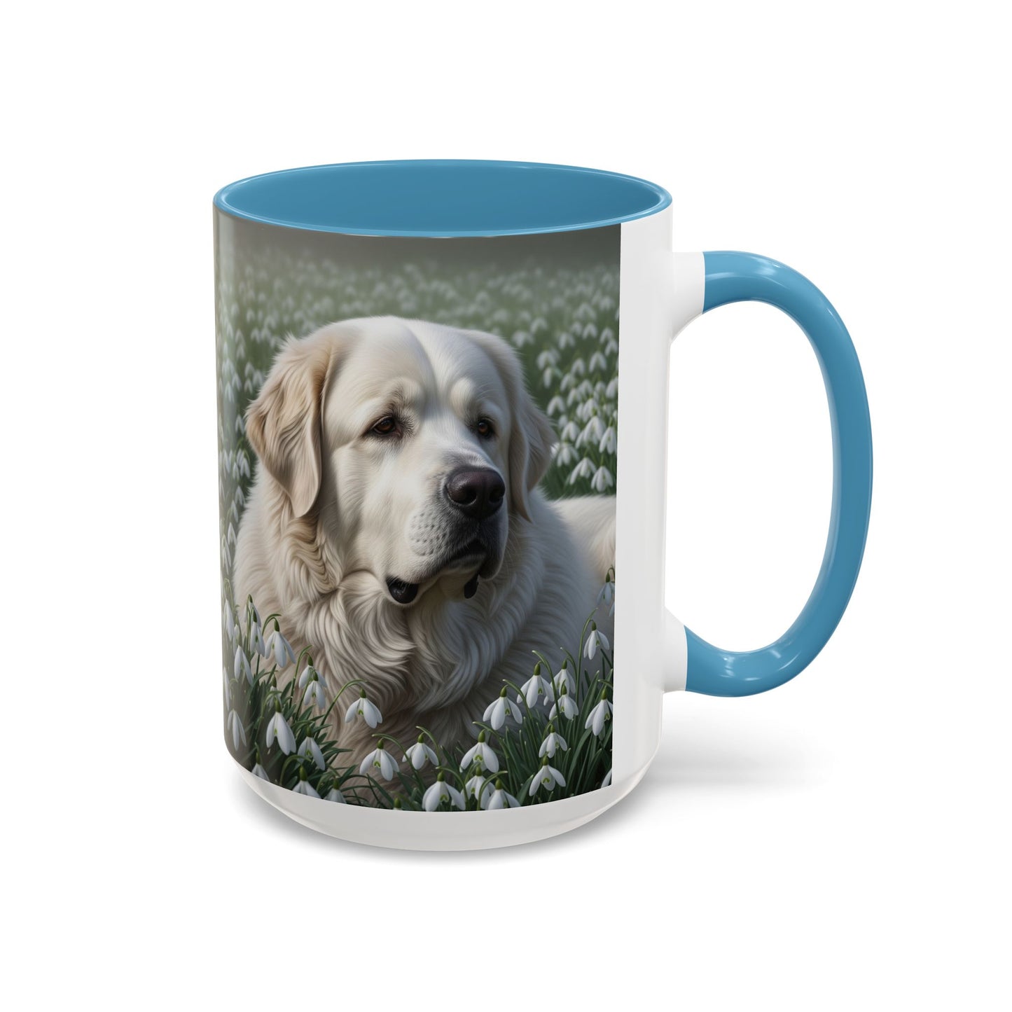 Mug à café avec motif de mastiff des Pyrénées - Cadeau idéal pour les amoureux des chiens