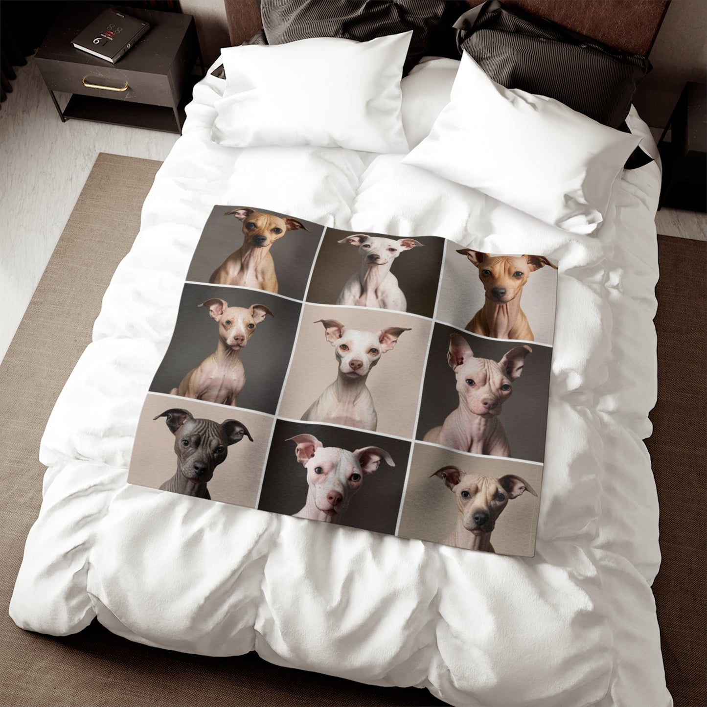 Hairless Dogs Sweatshirt Blanket