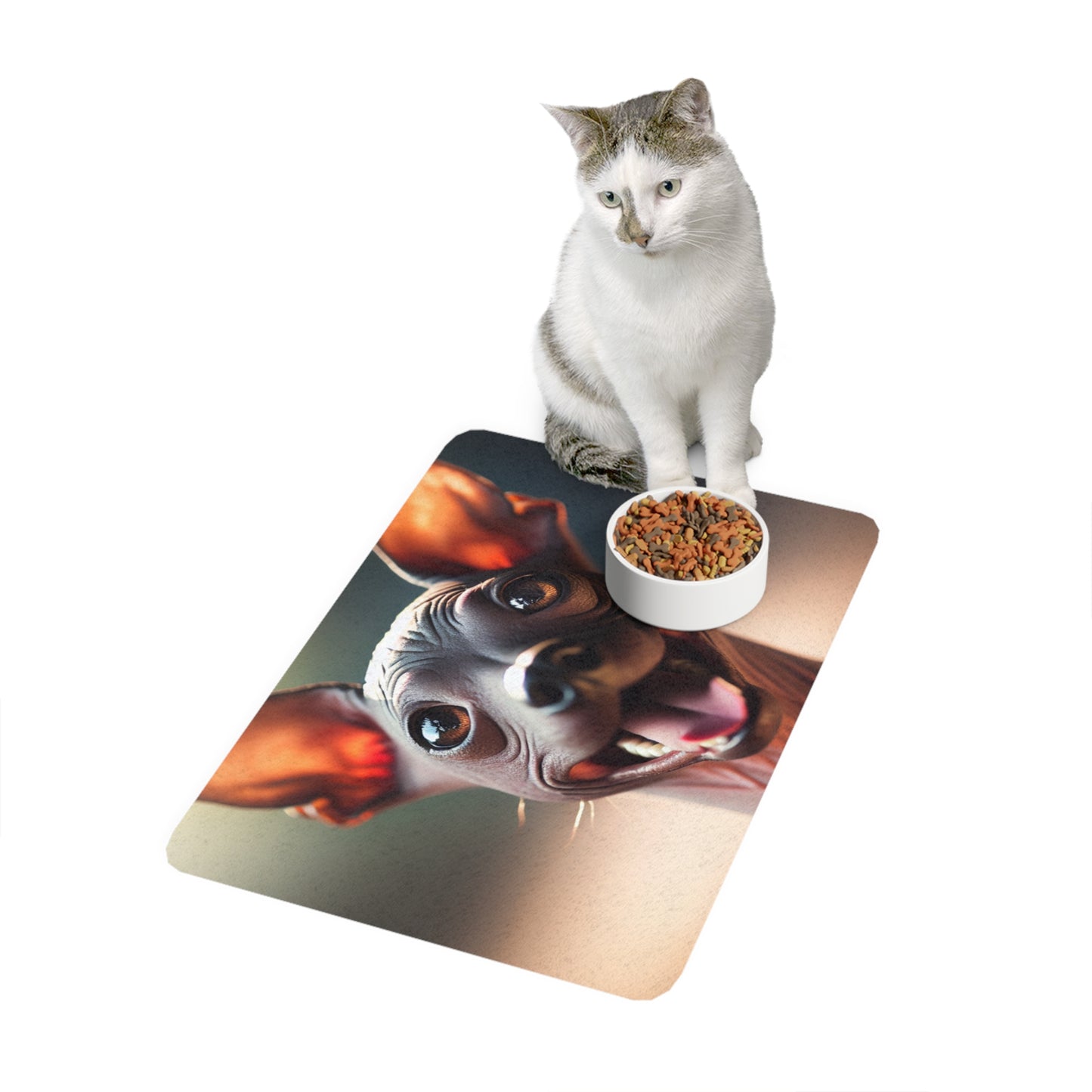 Pet Food Mat (12x18) - Xoloitzcuintli