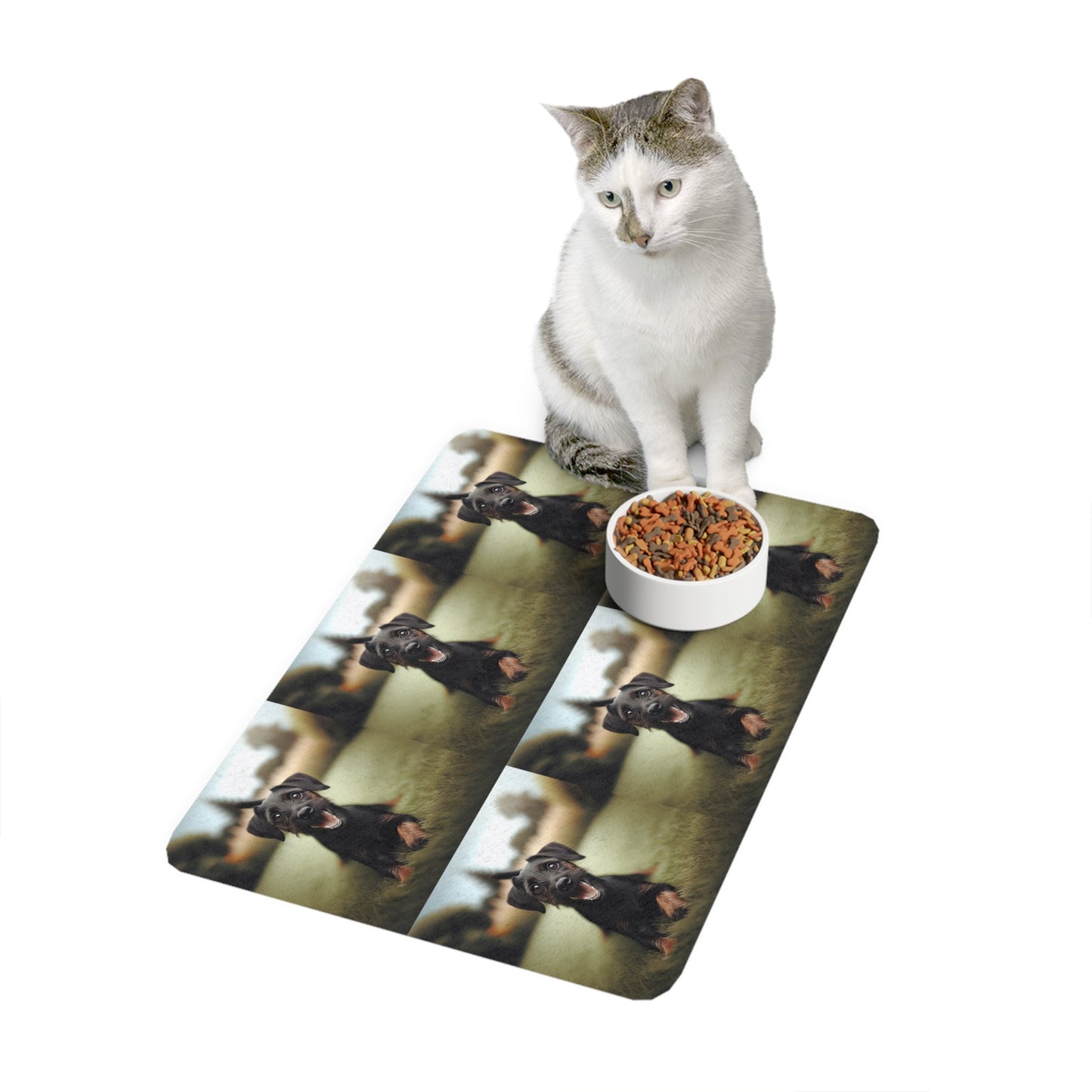 Pet Food Mat (12x18) - German Hunting Terrier