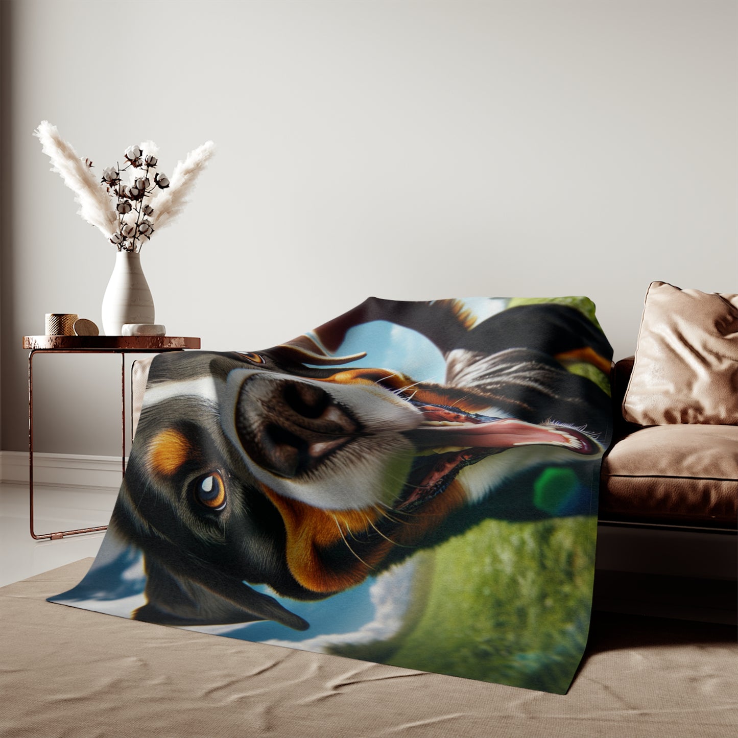 Greater Swiss Mountain Dog Sweatshirt Blanket