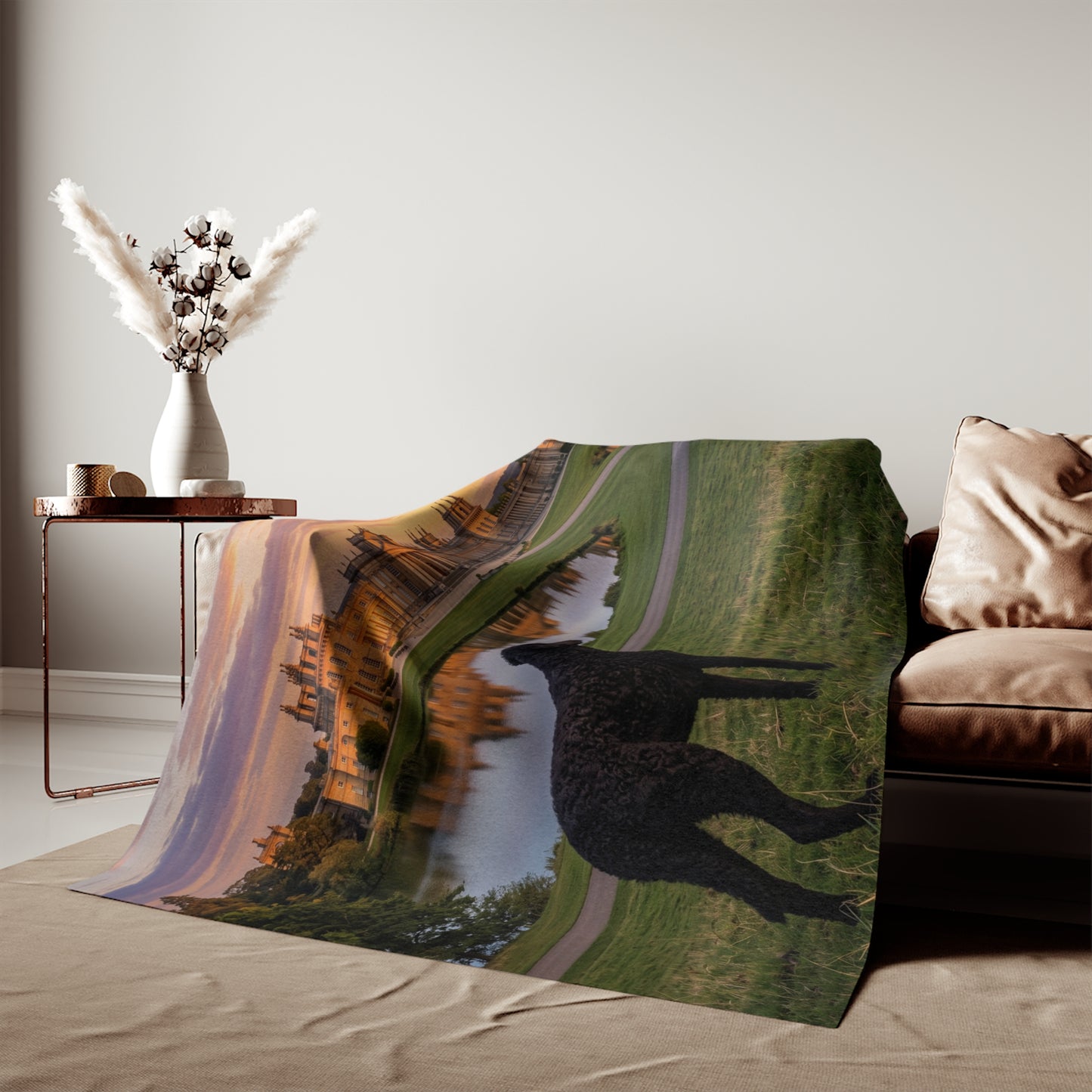 Curly Coated Retriever Blanket