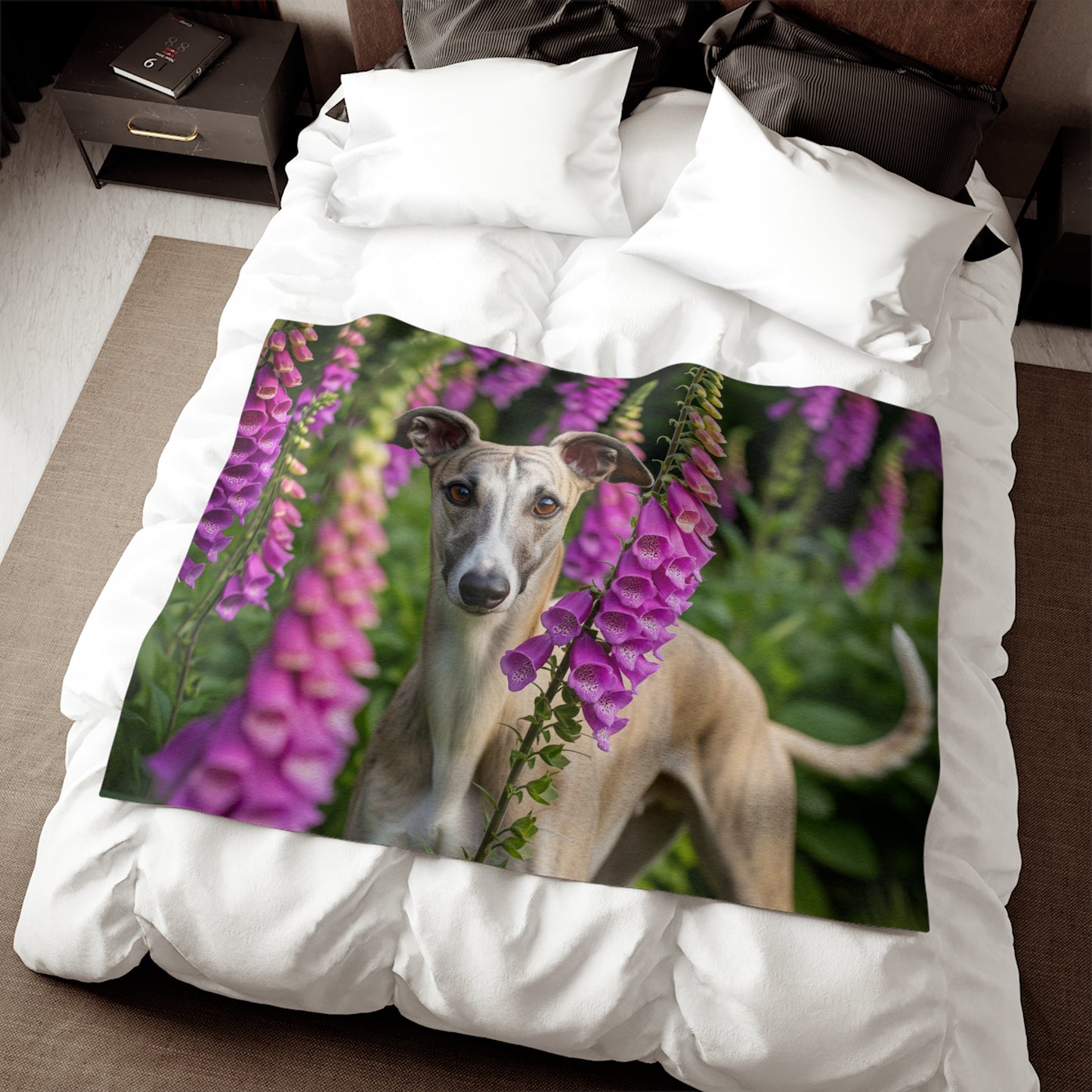 Whippet Sweatshirt Blanket