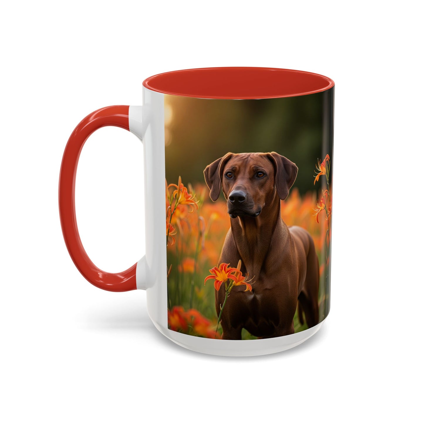Taza de café con diseño de Rhodesian Ridgeback: el regalo perfecto para los amantes de los perros.