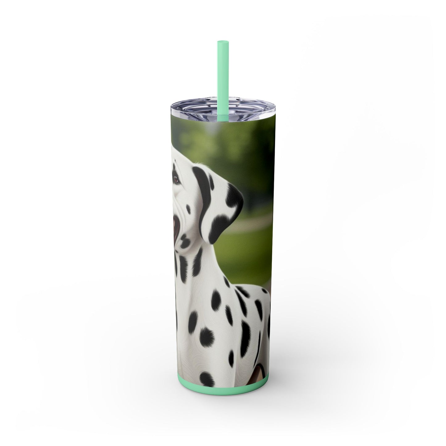 Skinny Tumbler with Straw – 20 oz Stainless Steel Cup