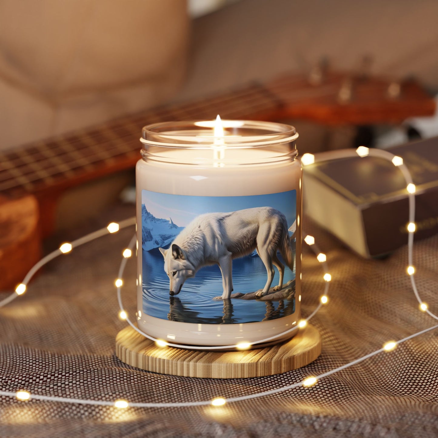 White Wolf- Scented Soy Candle, 9oz