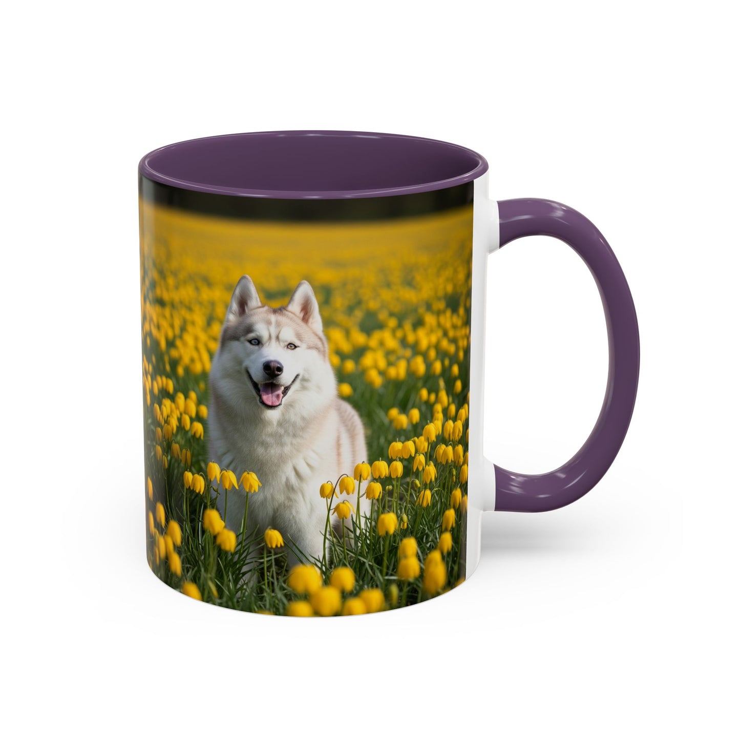 Mug à café avec motif Husky de Sibérie - Le cadeau idéal pour les amoureux des chiens