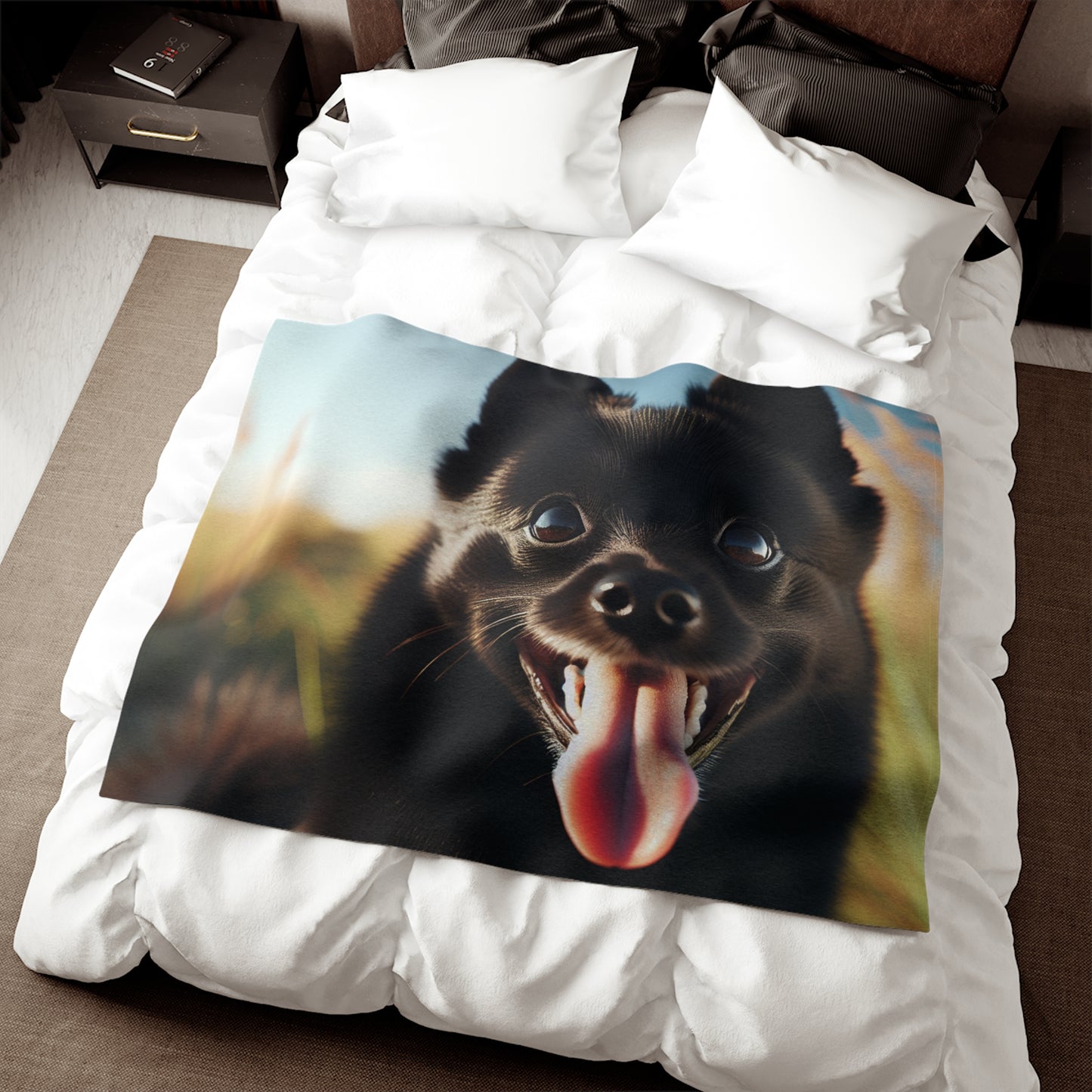 Schipperke Sweatshirt Blanket