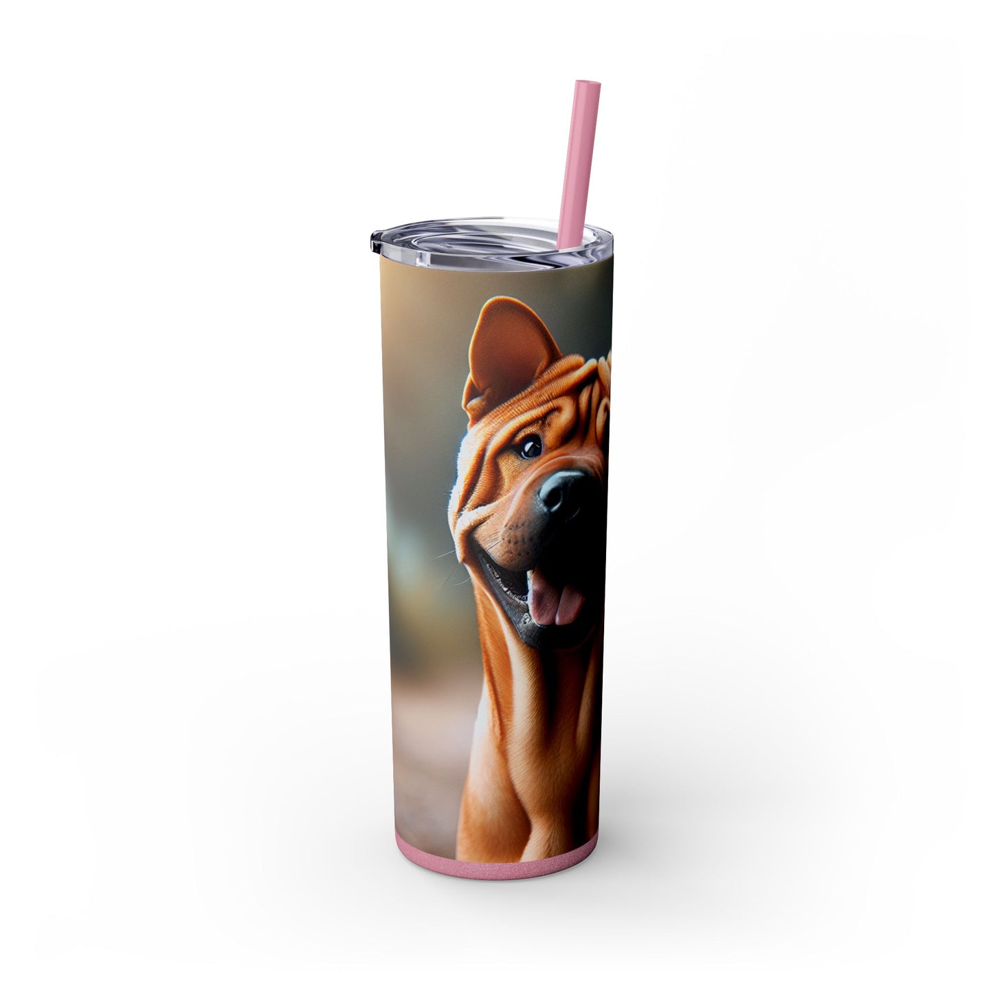 Gobelet isotherme de Chongqing (Chine) avec paille, 590 ml (20 oz).