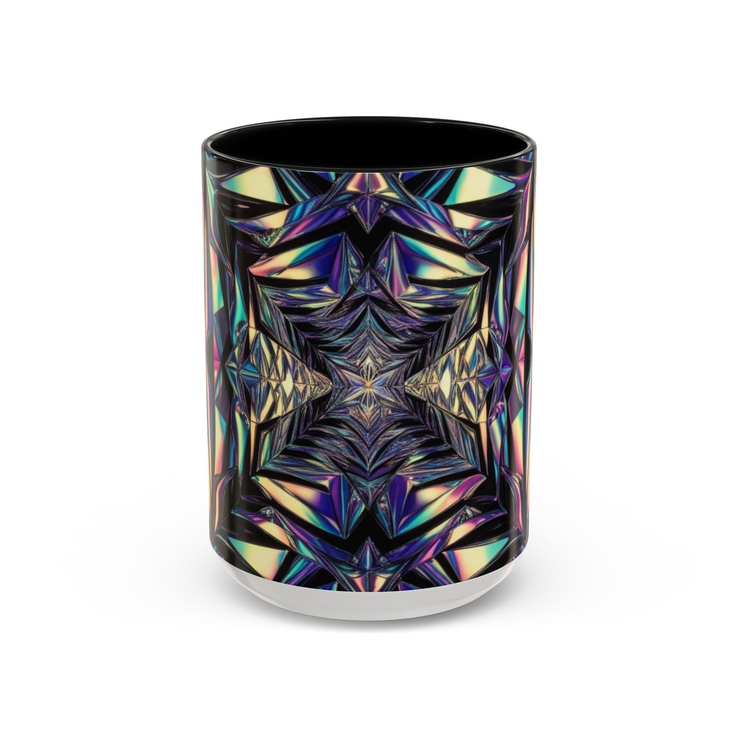 Optical Illusion Accent Mug – Ceramic Coffee Cup