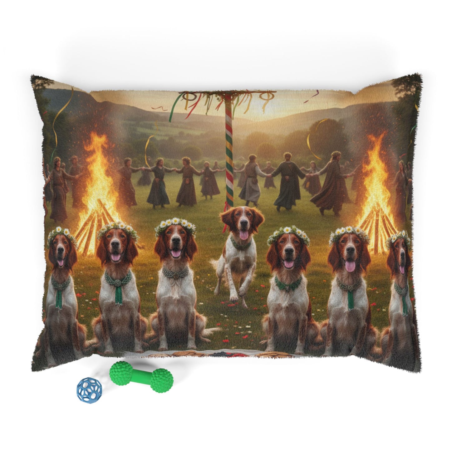 Irish Red and White Setter Pet Bed