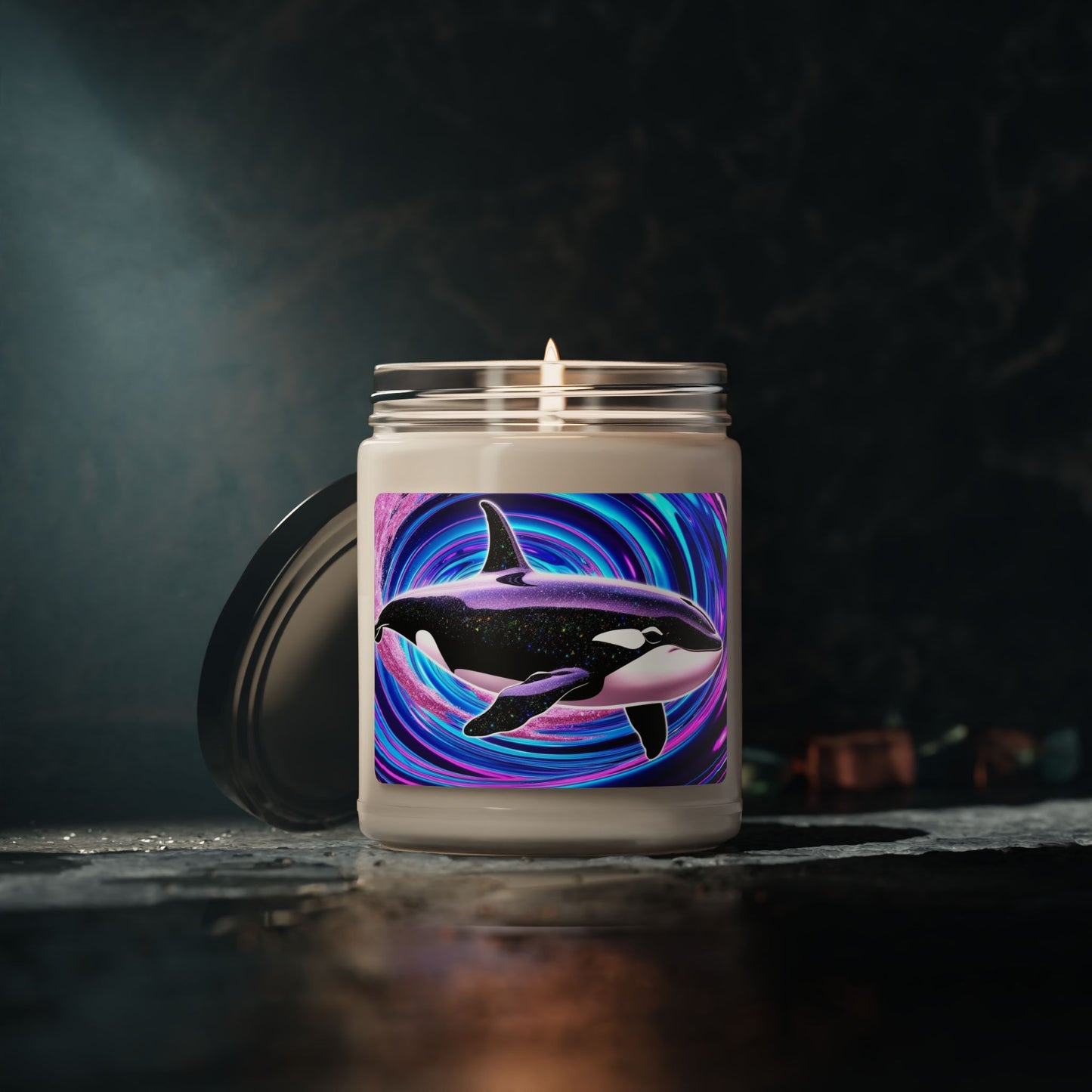 Psychedelic Orca- Scented Soy Candle, 9oz