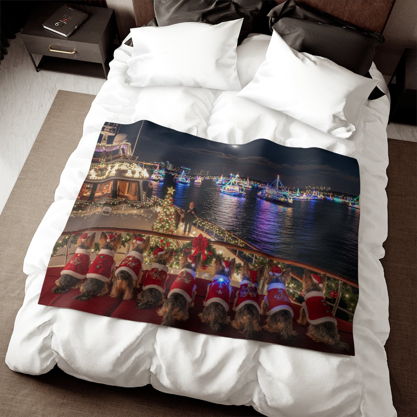 Holiday Boat Parade Blanket