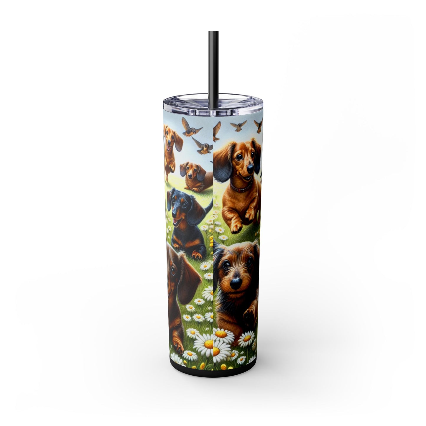 Dachshund with Straw, 20oz