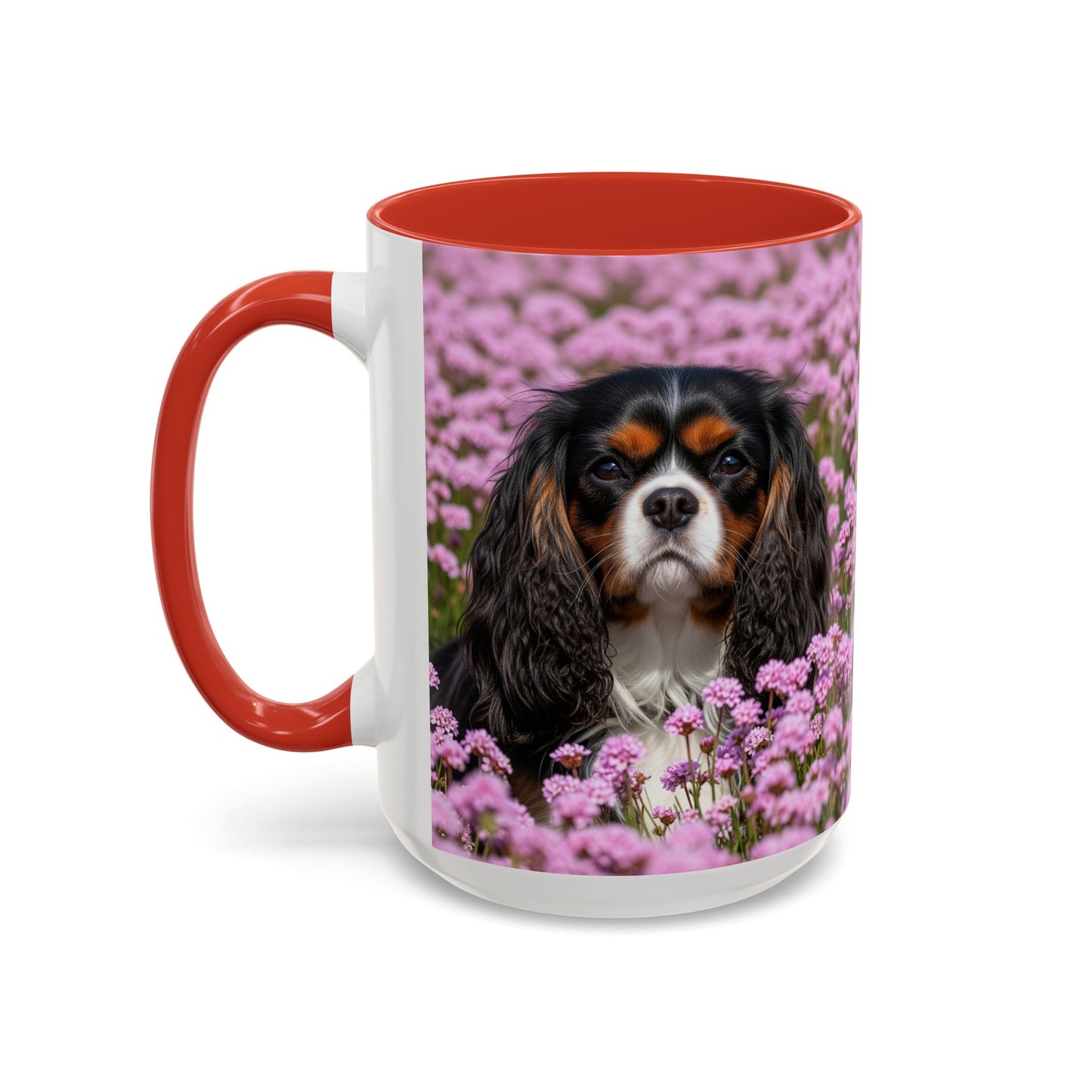 Taza de café con detalles de King Charles Spaniel: el regalo perfecto para los amantes de los perros.