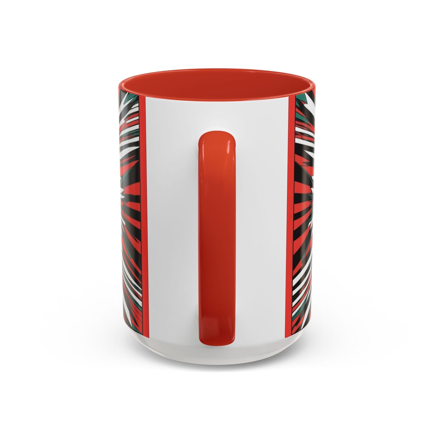 Optical Illusion Accent Mug – Ceramic Coffee Cup