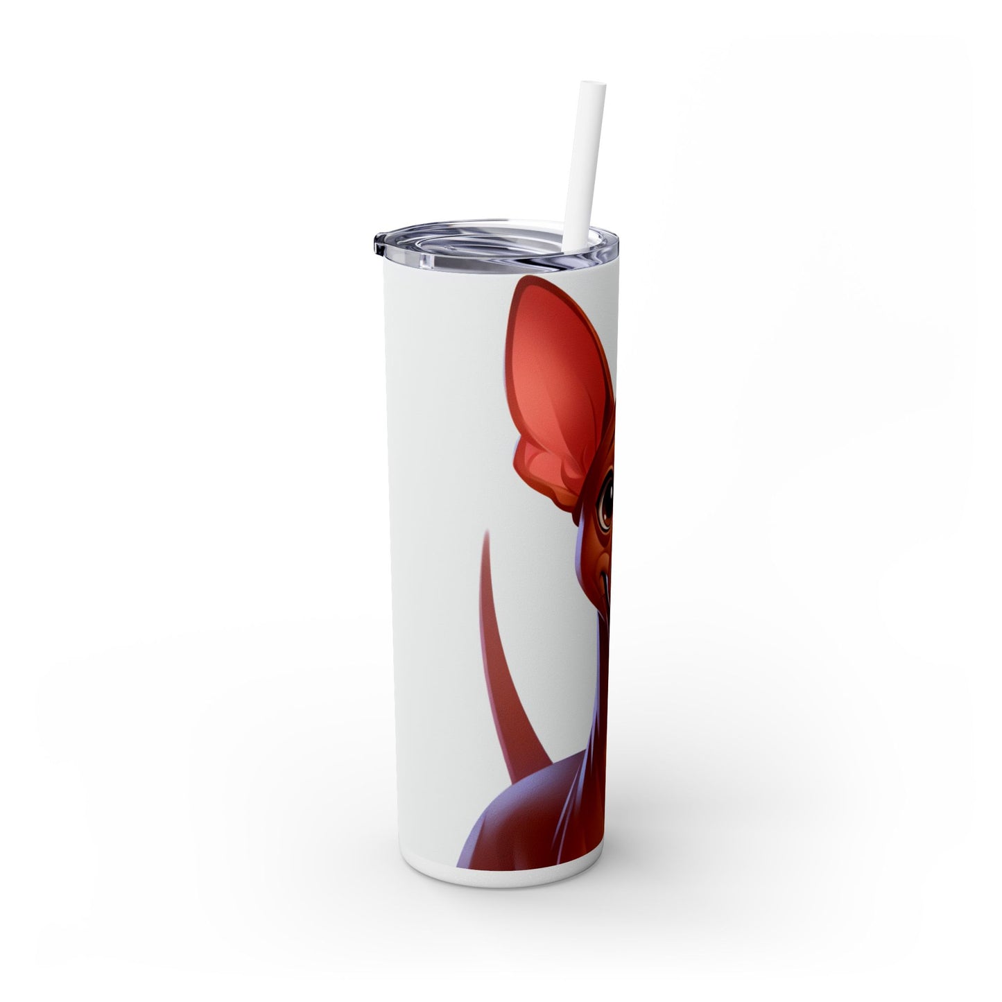 Vaso Cirneco dell'Etna con pajita, 20 oz