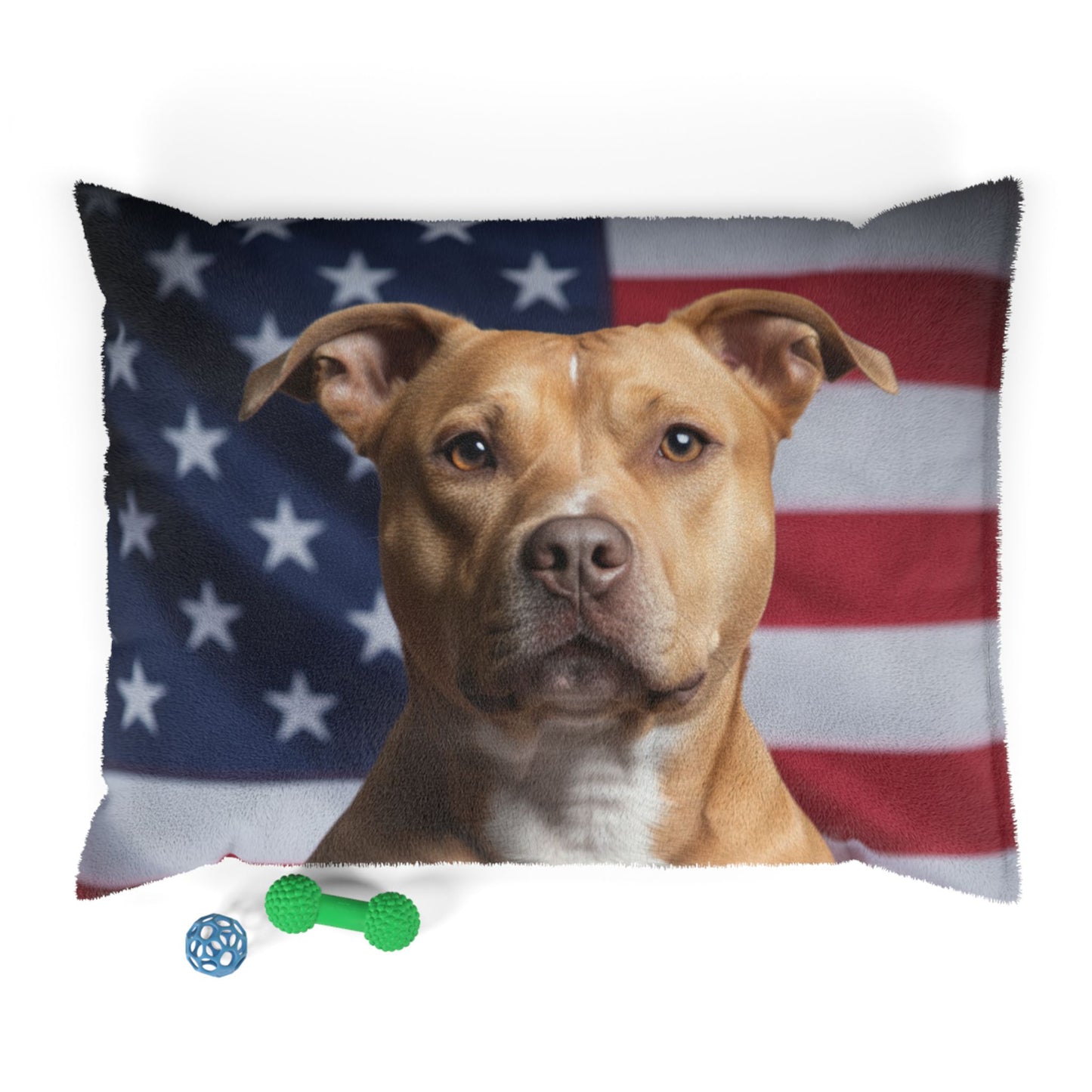 American Pit Bull Terrier Patriotic Pet Bed