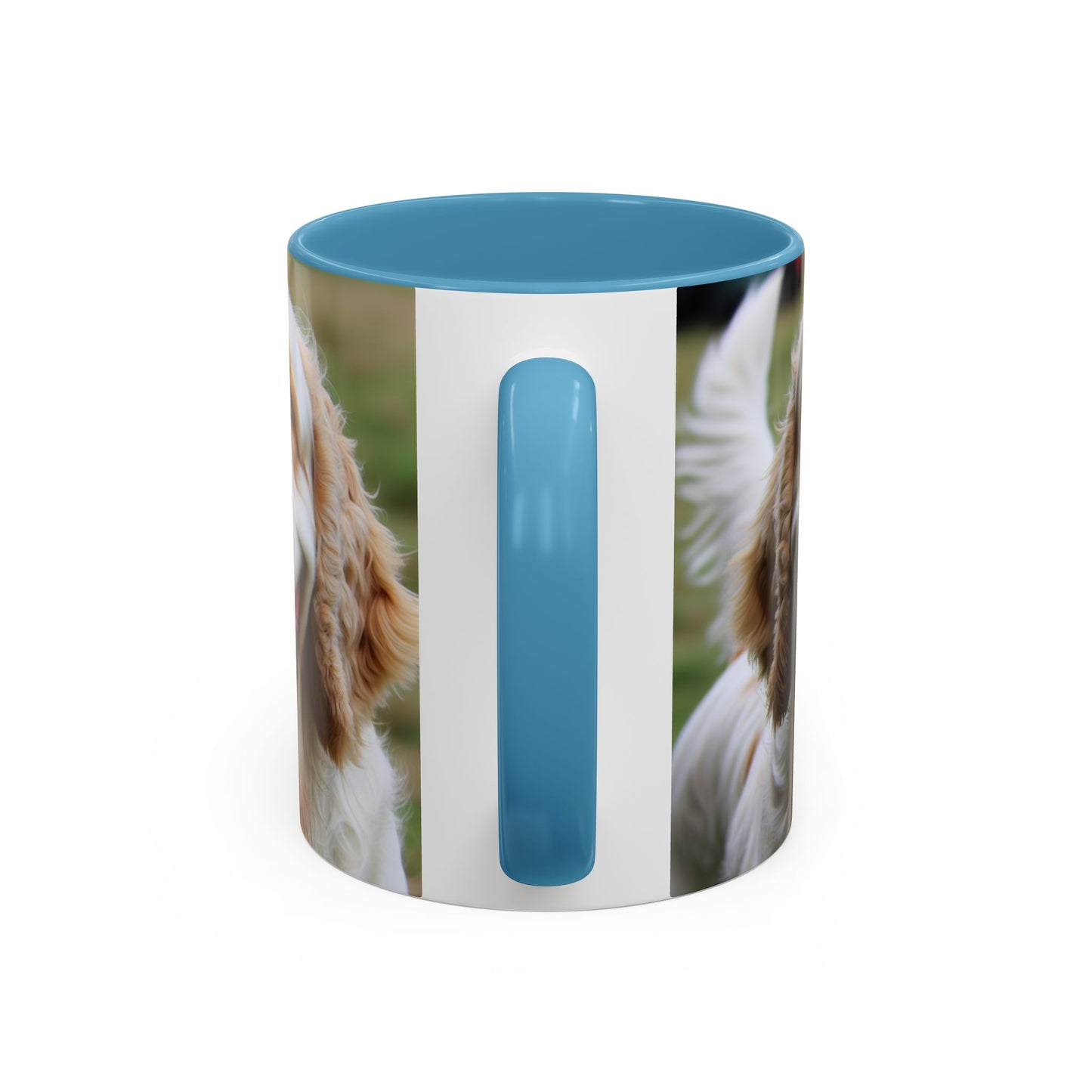 Clumber Spaniel Accent Coffee Mug - Perfect Gift for Dog Lovers
