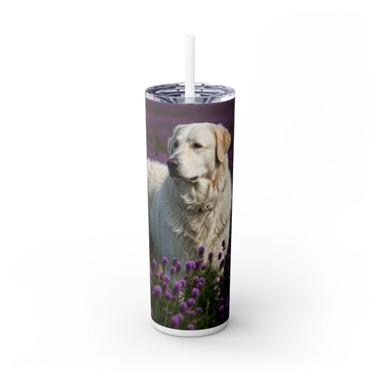 Kuvasz Tumbler with Straw, 20oz
