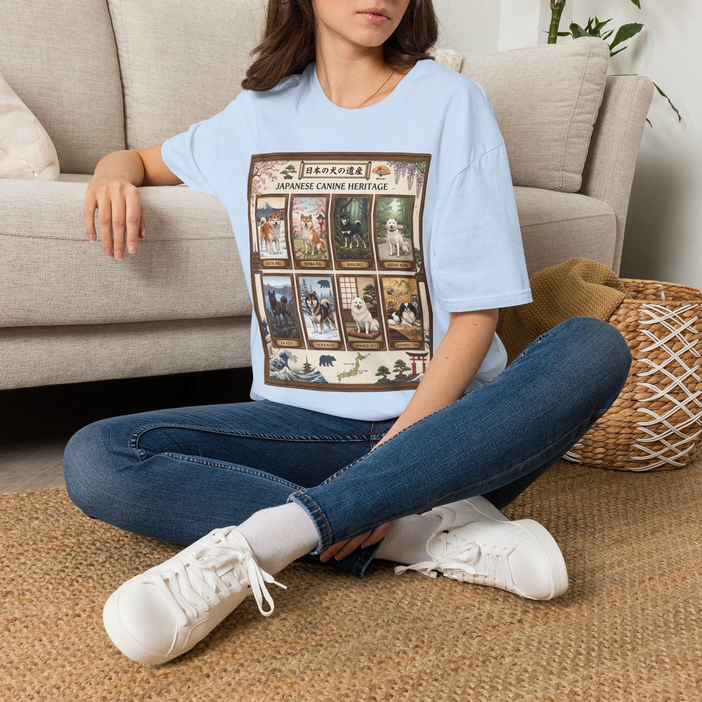 Japanese Canine Heritage Tee Shirt